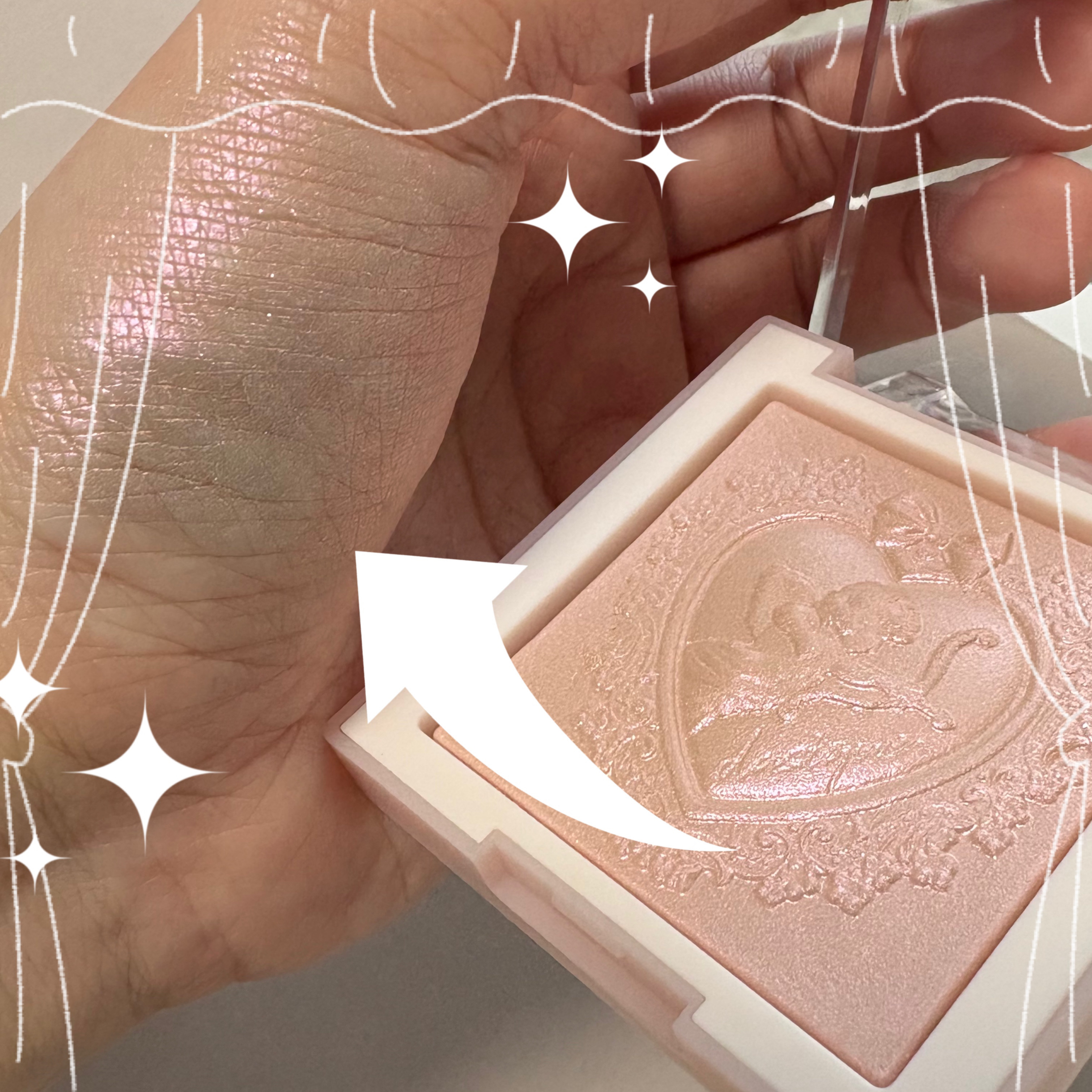 ラックスグロウハイライター/dasique/パウダーハイライトを使ったクチコミ（3枚目）