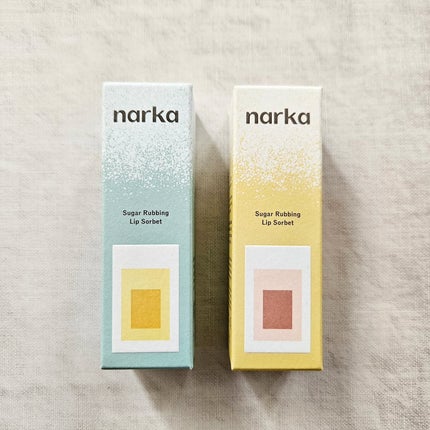シュガーラビングリップソルベ/narka/リップスクラブを使ったクチコミ(4枚目)