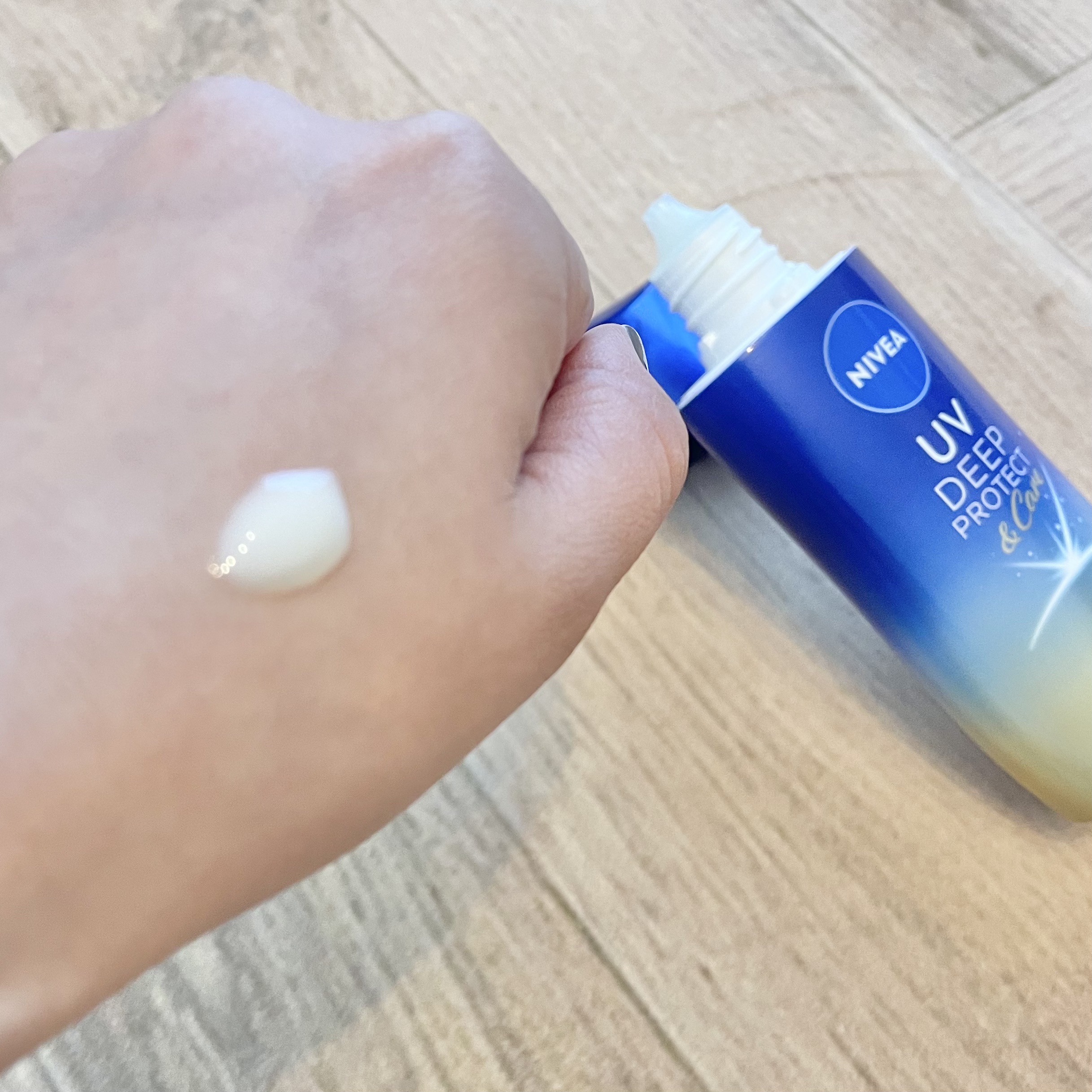 ニベアUV ディープ プロテクト＆ケア ジェル/ニベア/日焼け止めジェルを使ったクチコミ（2枚目）