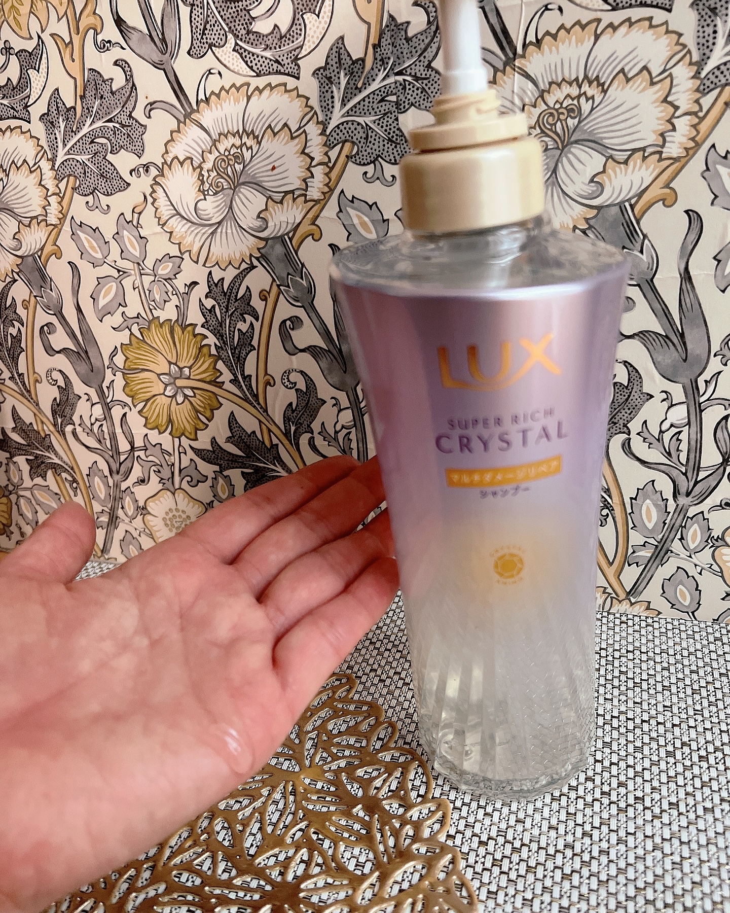 スーパーリッチクリスタル　マルチダメージリペア　シャンプー/トリートメント/LUX/市販シャンプーを使ったクチコミ（2枚目）