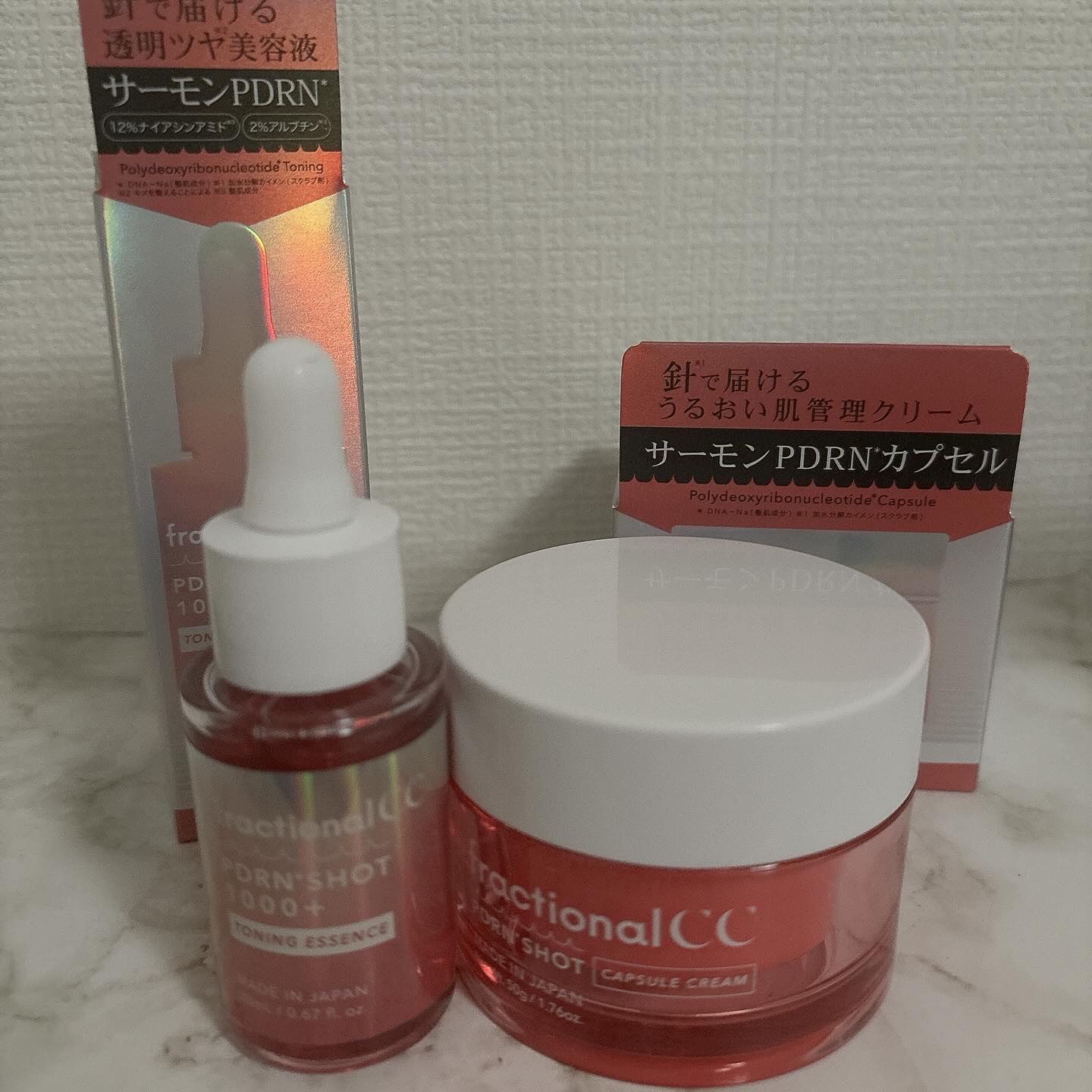 PDRNショット 1000＋/fractionalCC/美容液を使ったクチコミ（1枚目）
