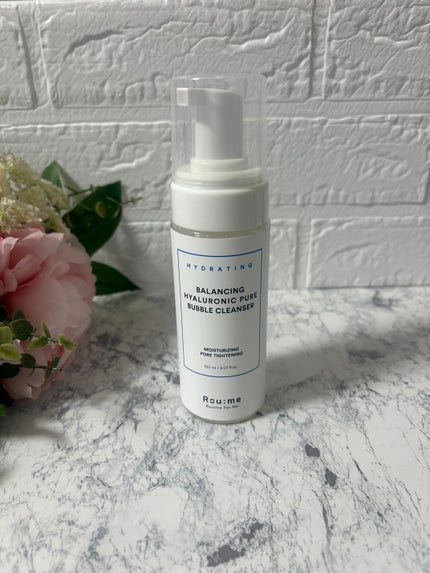 バランシングヒアルロニックピュアバブルクレンザー/Roume/泡洗顔を使ったクチコミ(2枚目)