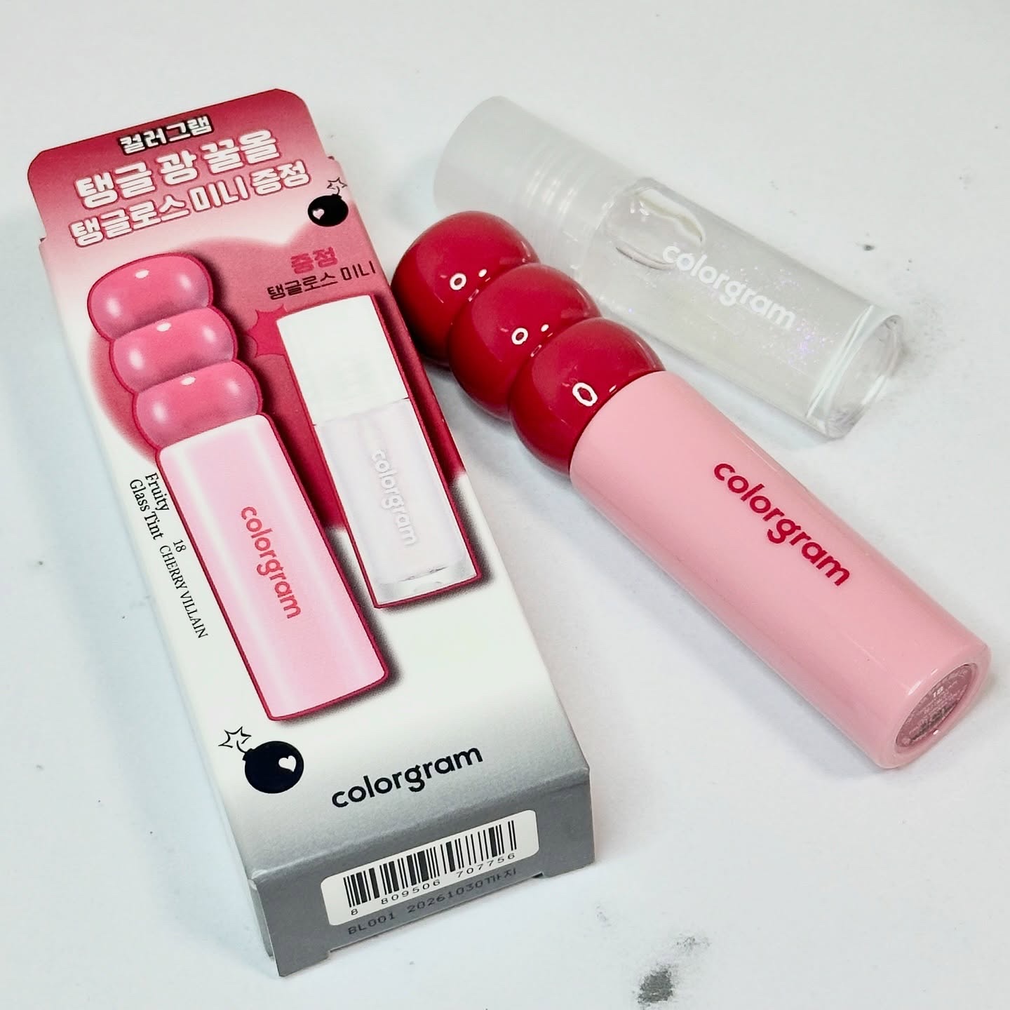 タンフルグラスティント/Colorgram/リップティントを使ったクチコミ（1枚目）