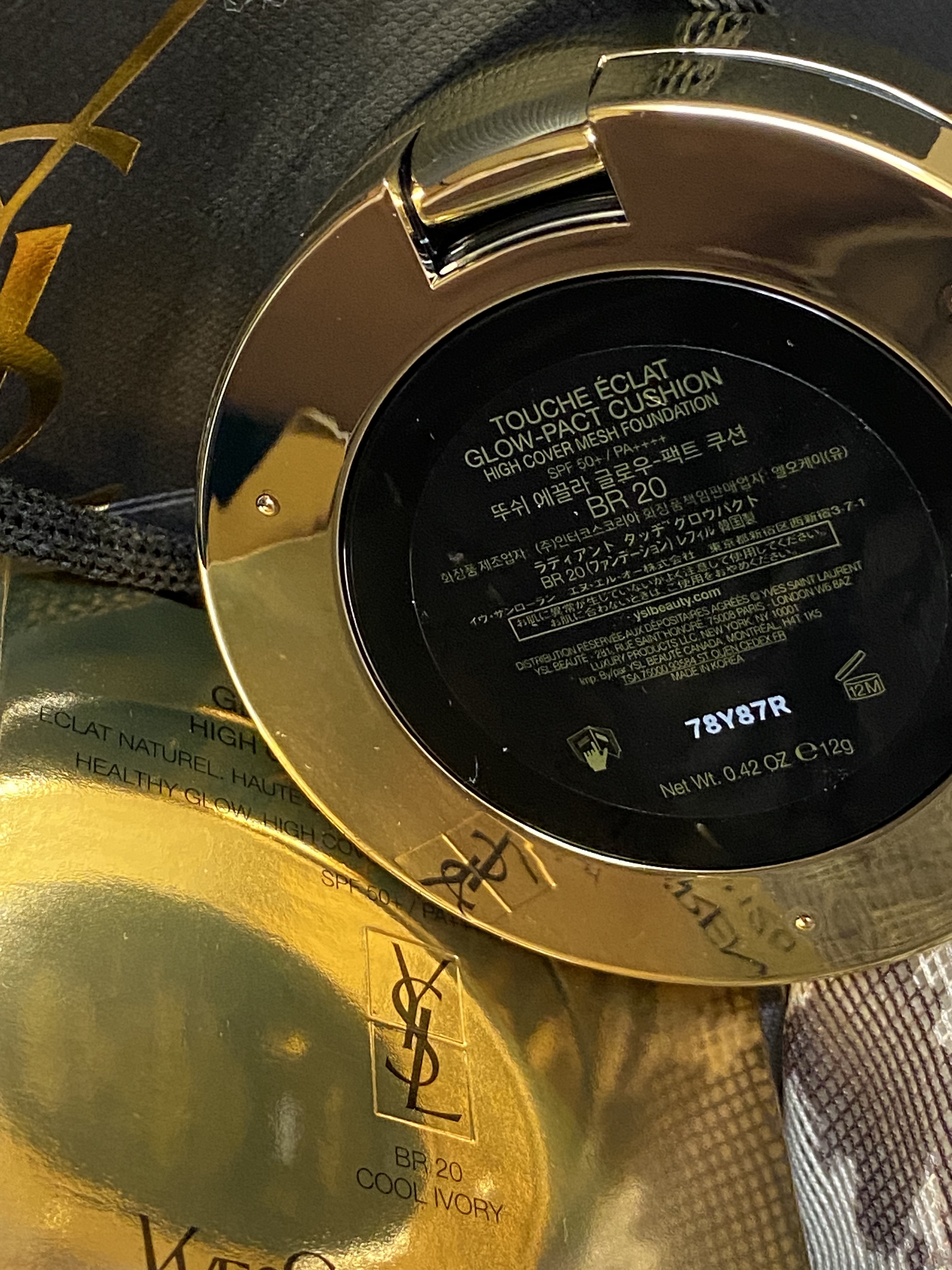 アンクル ド ポー ルクッションN/YVES SAINT LAURENT BEAUTE/クッションファンデーションを使ったクチコミ（3枚目）