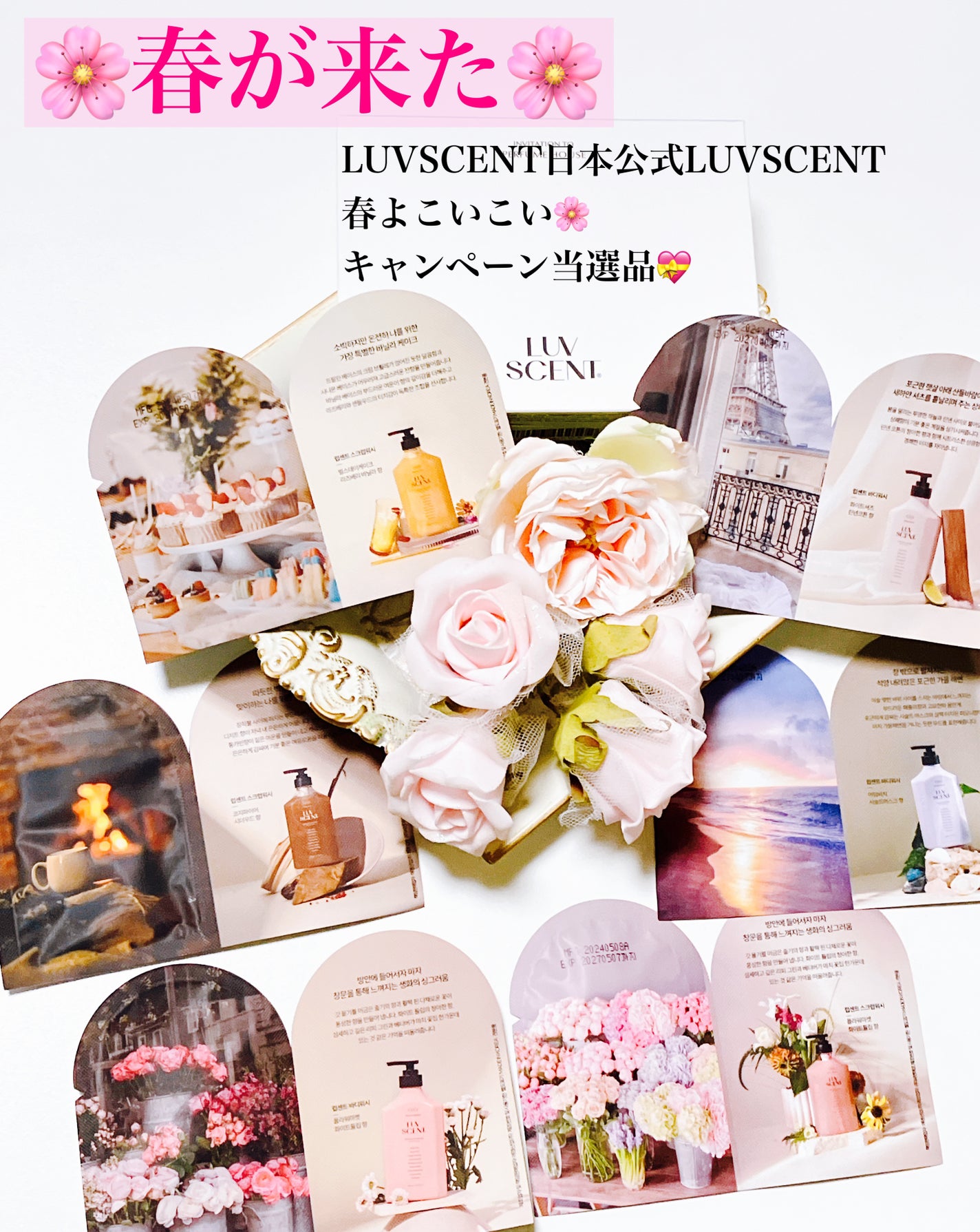 スクラブボディウォッシュ フラワーマーケット ホワイトチューリップ/LUV SCENT/ボディスクラブを使ったクチコミ(1枚目)
