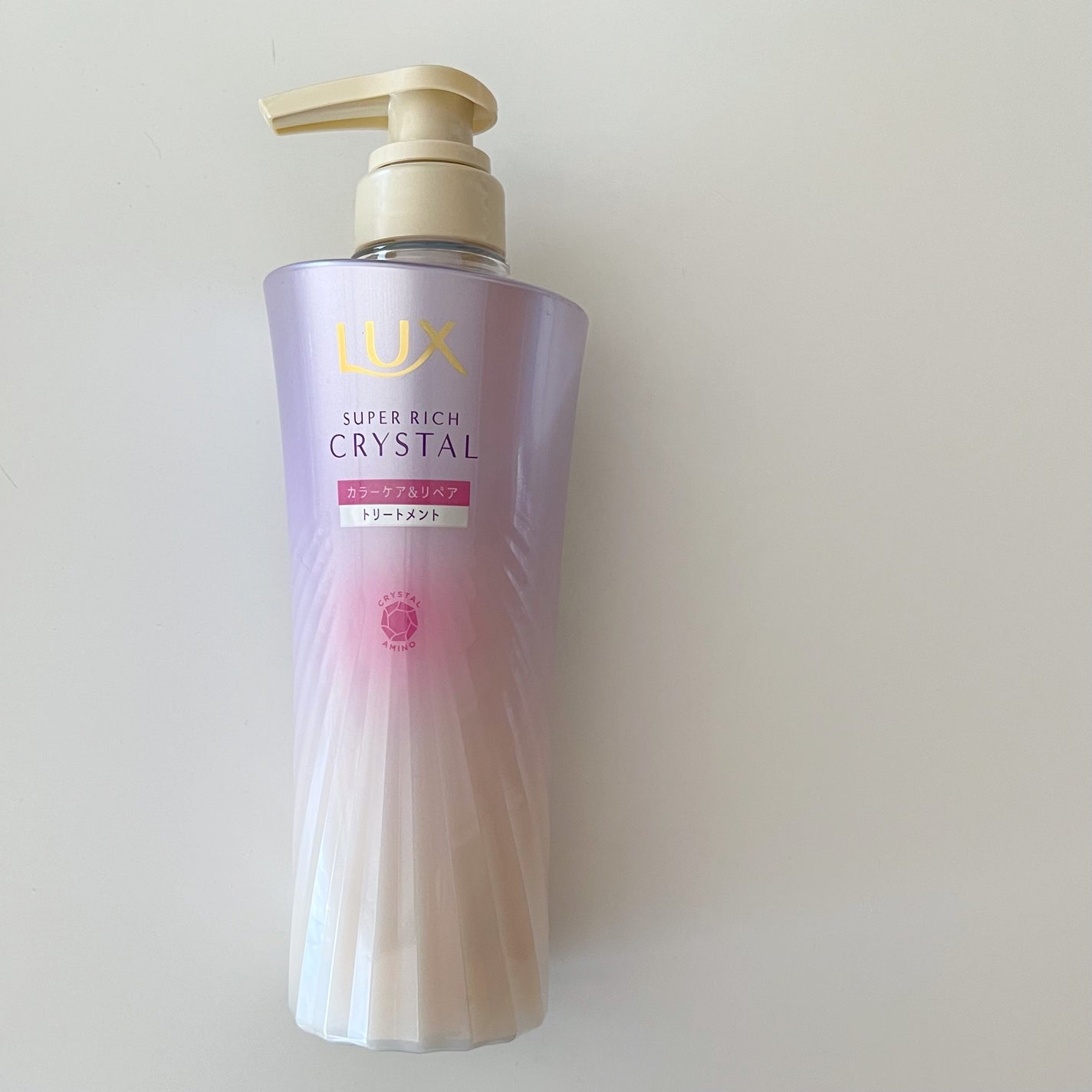 スーパーリッチクリスタル カラーケア&リペア シャンプー/トリートメント/LUX/シャンプー・コンディショナーを使ったクチコミ(4枚目)