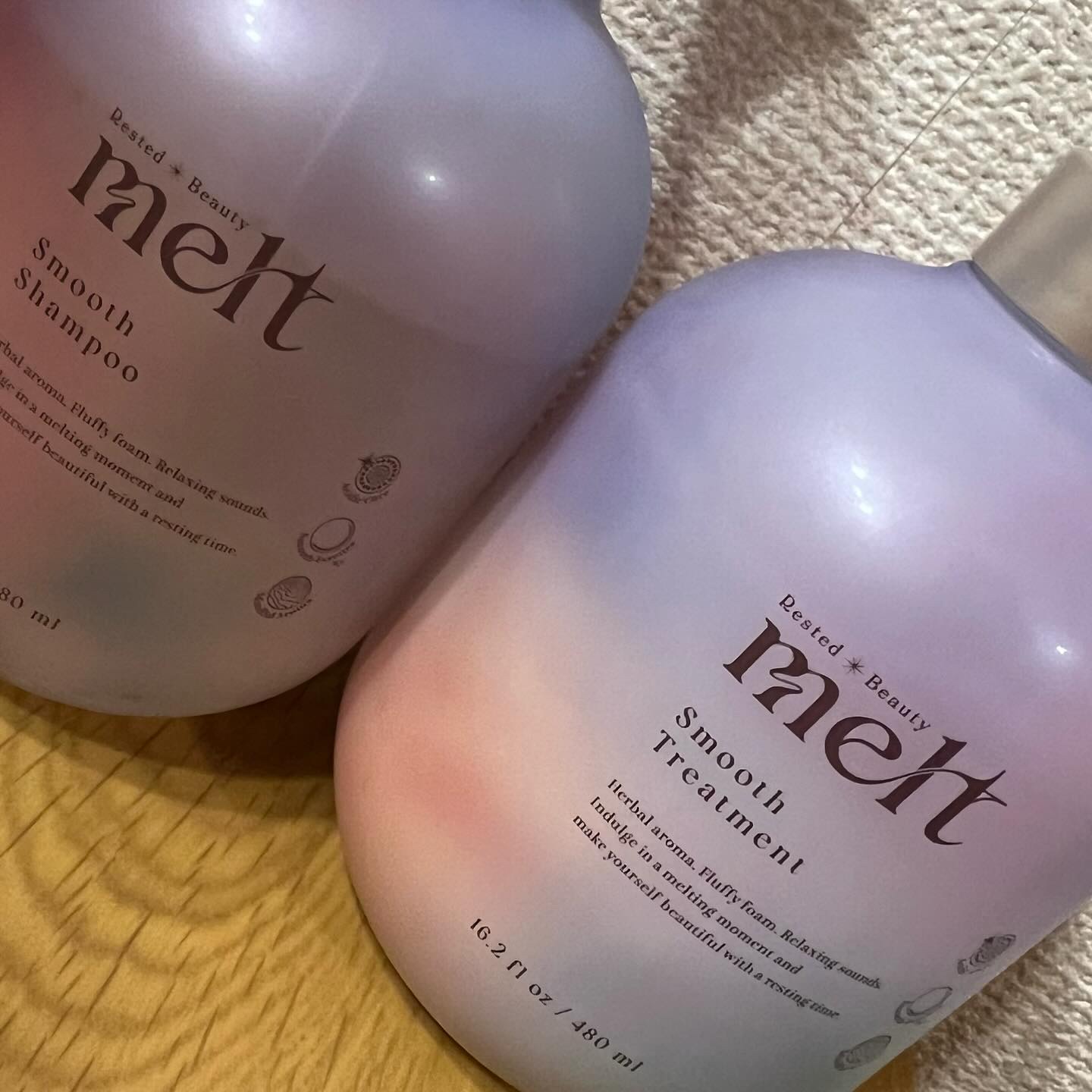 メルト スムースシャンプー/トリートメント/melt/市販シャンプーを使ったクチコミ（2枚目）