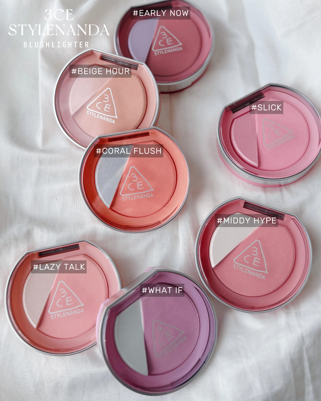 3CE ブラッシュライター/3CE/パウダーチークを使ったクチコミ（2枚目）