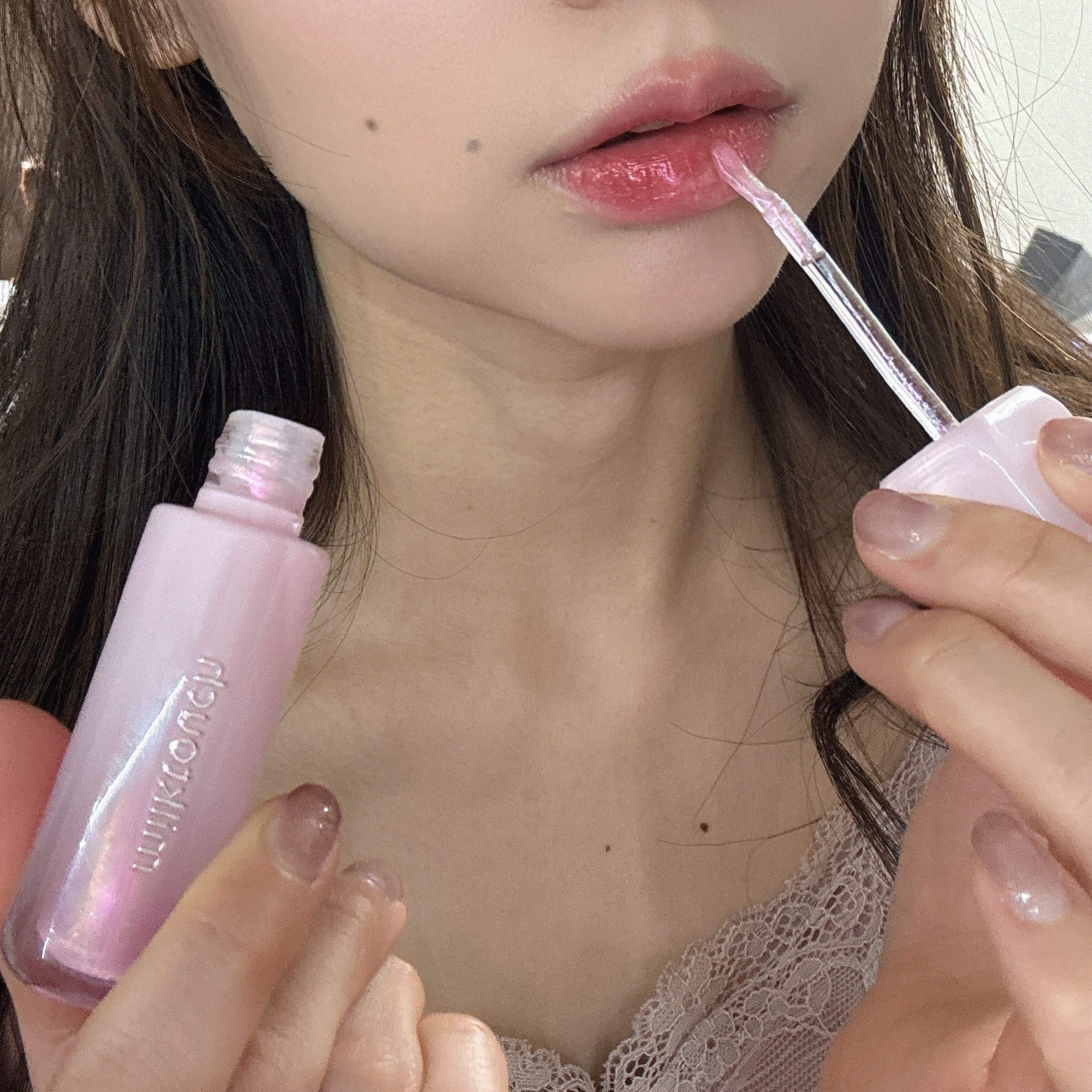 Dearthing Glow Effect Lip Plumper/Milk Touch/リップグロスを使ったクチコミ（3枚目）