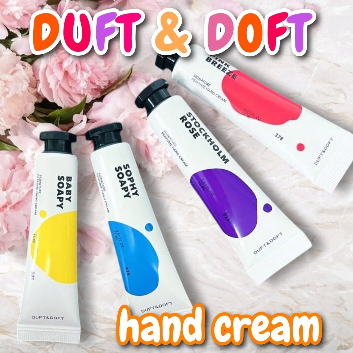 シグネチャーパフュームハンドクリームミニチュアギフトセット/DUFT&DOFT/ハンドクリームを使ったクチコミ（1枚目）