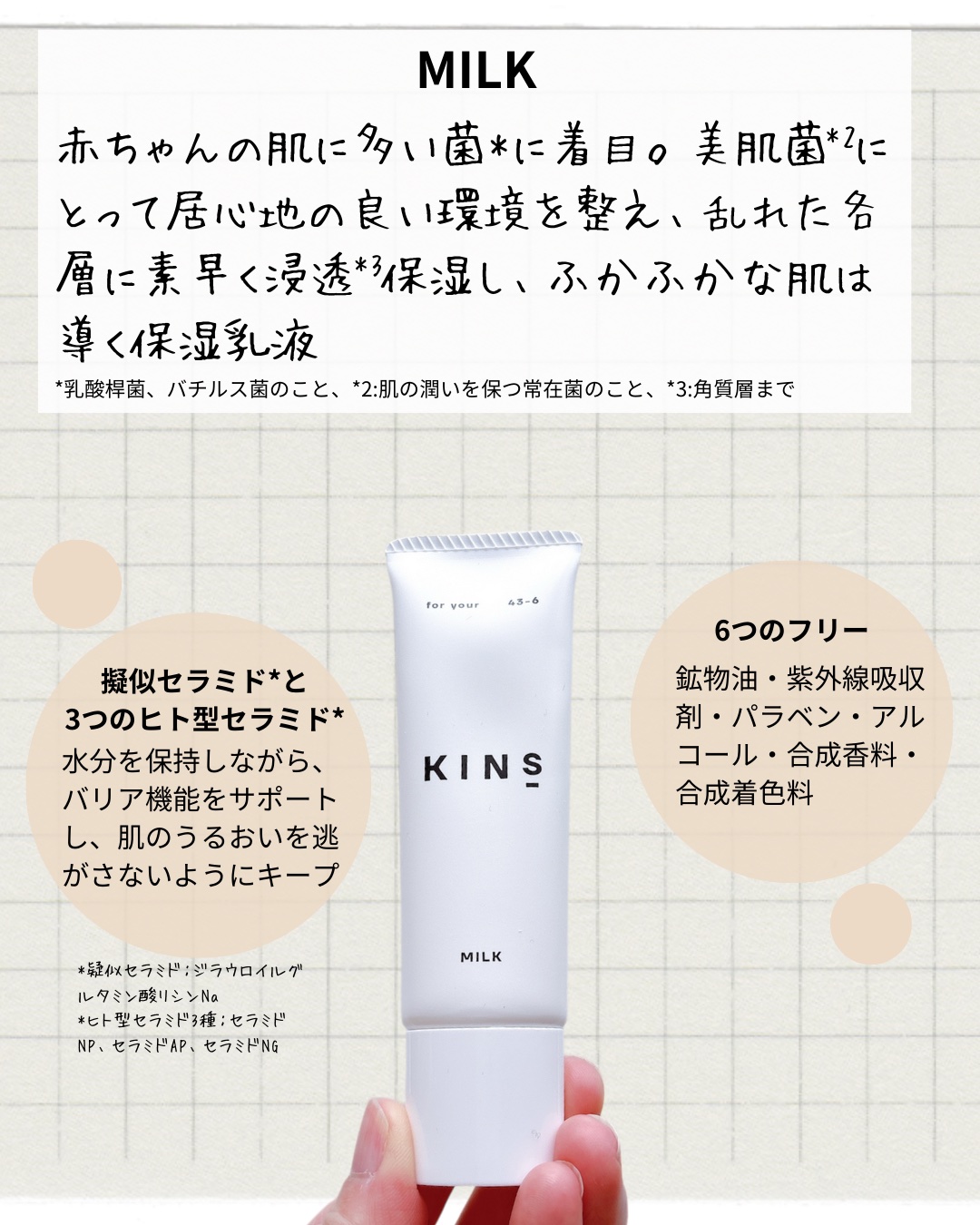 ミルク/KINS/乳液を使ったクチコミ（2枚目）