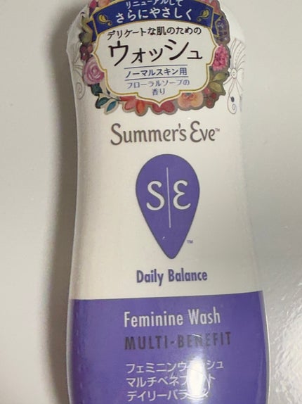 フェミニンウォッシュ マルチベネフィット デイリーバランス/Summer's Eve(サマーズイブ)/デリケートゾーンケアを使ったクチコミ(1枚目)