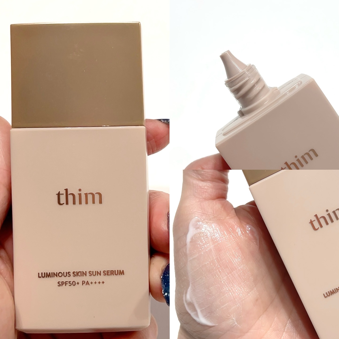 ルミナス スキンサンセラム/thim/日焼け止めローションを使ったクチコミ（2枚目）