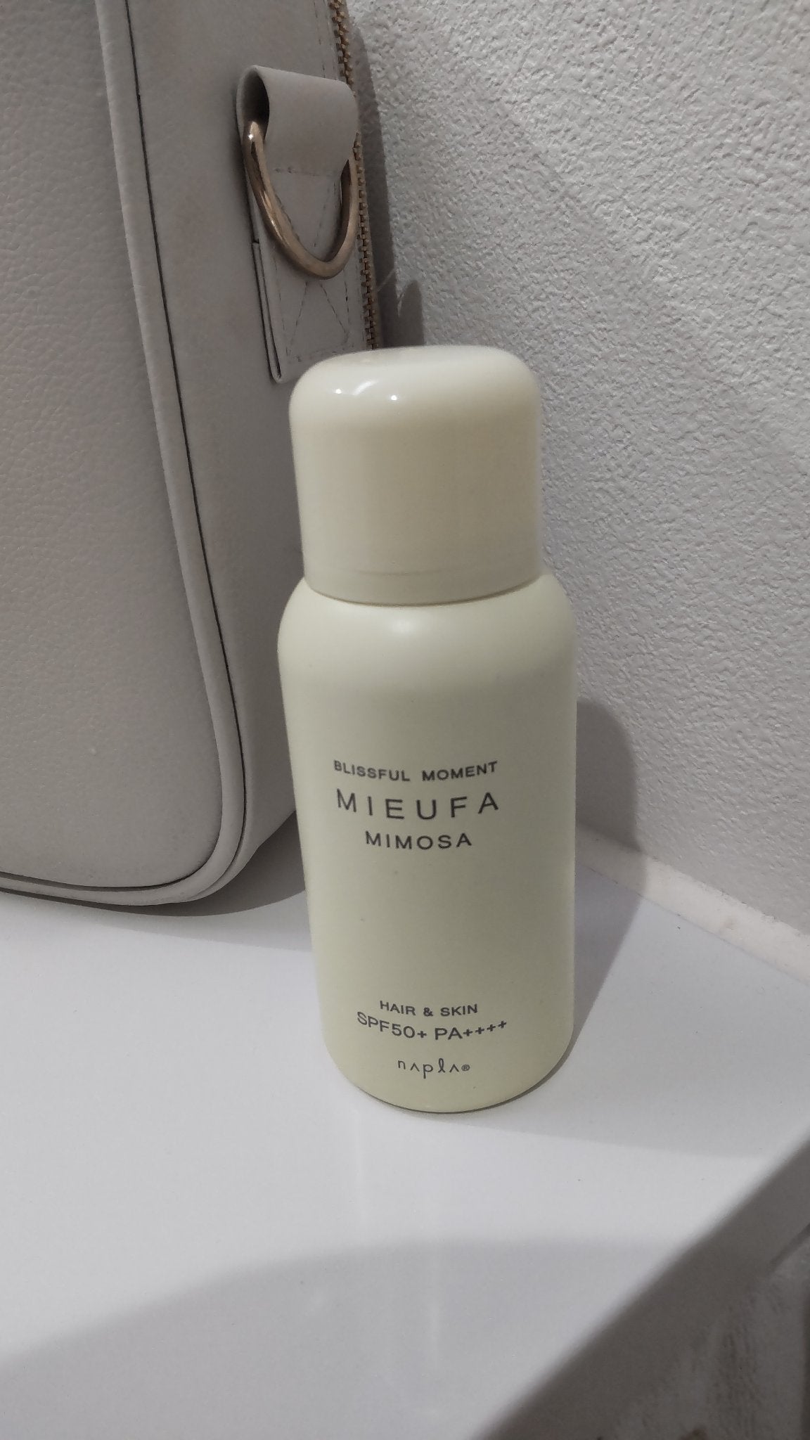 ミーファ フレグランスUVスプレー ミモザ/MIEUFA/日焼け止めミスト・スプレーを使ったクチコミ(1枚目)