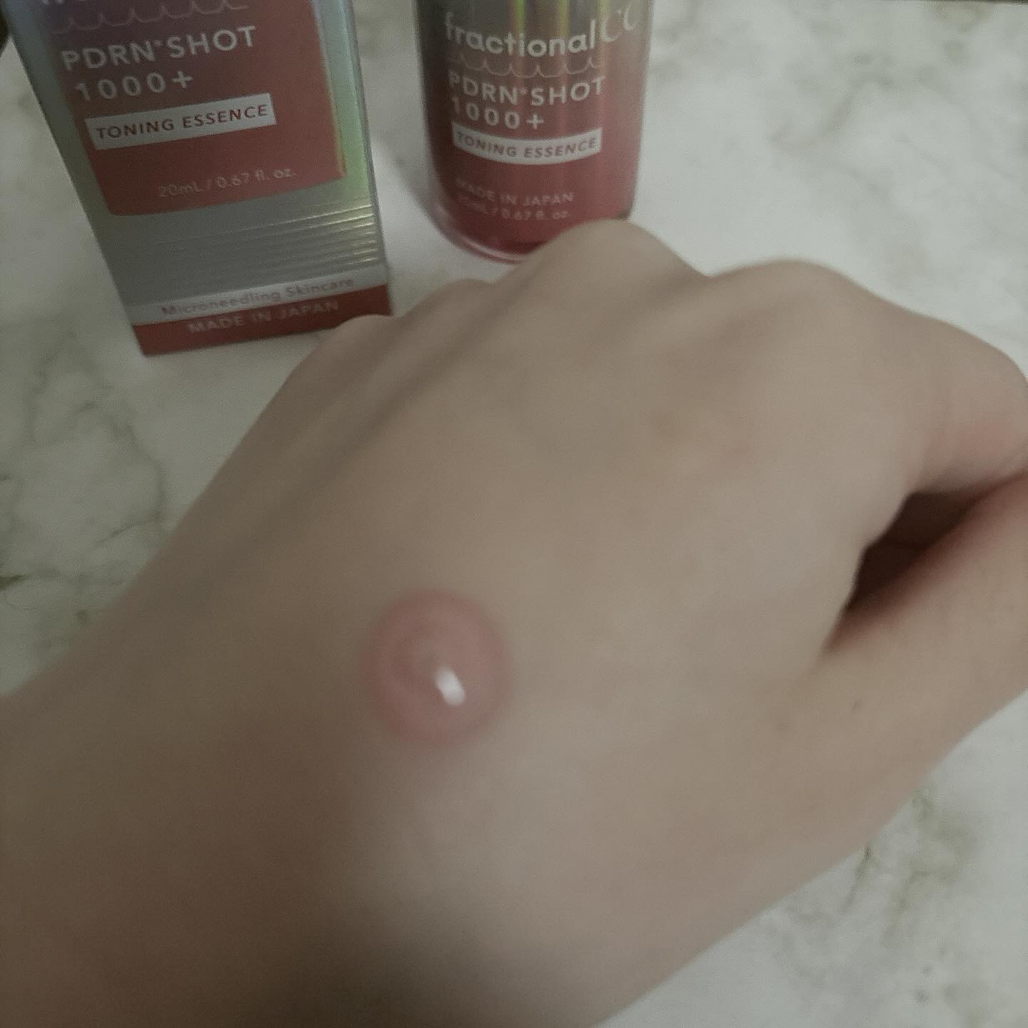 PDRNショット 1000＋/fractionalCC/美容液を使ったクチコミ（2枚目）