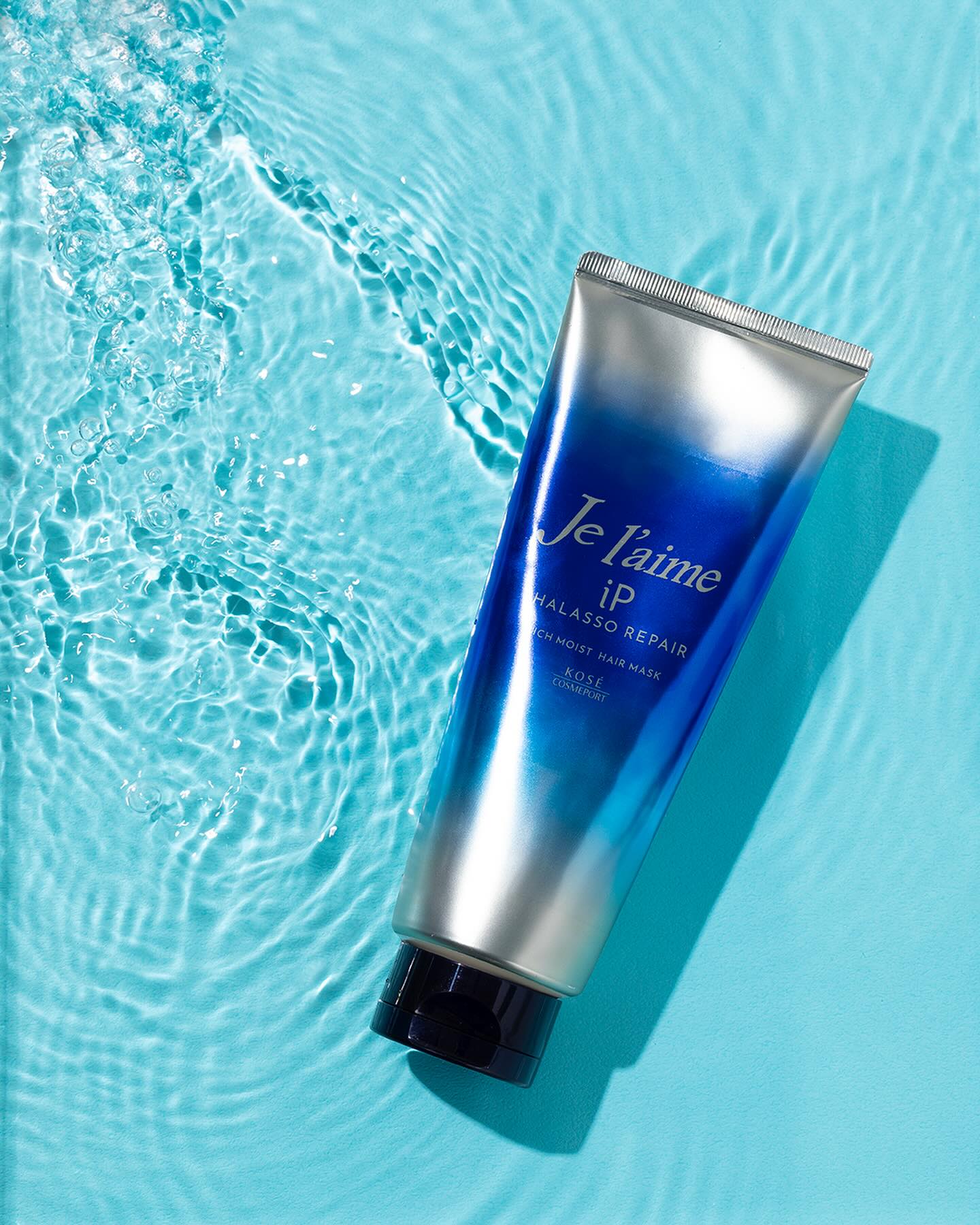 .
毛先までしっとり…🩵
ハイドロパック処方の集中保水美容液ヘアマスクをご紹介！

▷ジュレーム iP タラソリペア 集中保水美容液ヘアマスク

うるおい不足のパサパサなカラーダメージヘアをうるおいあふれるツヤ髪へみちびく、
ハイドロパッ