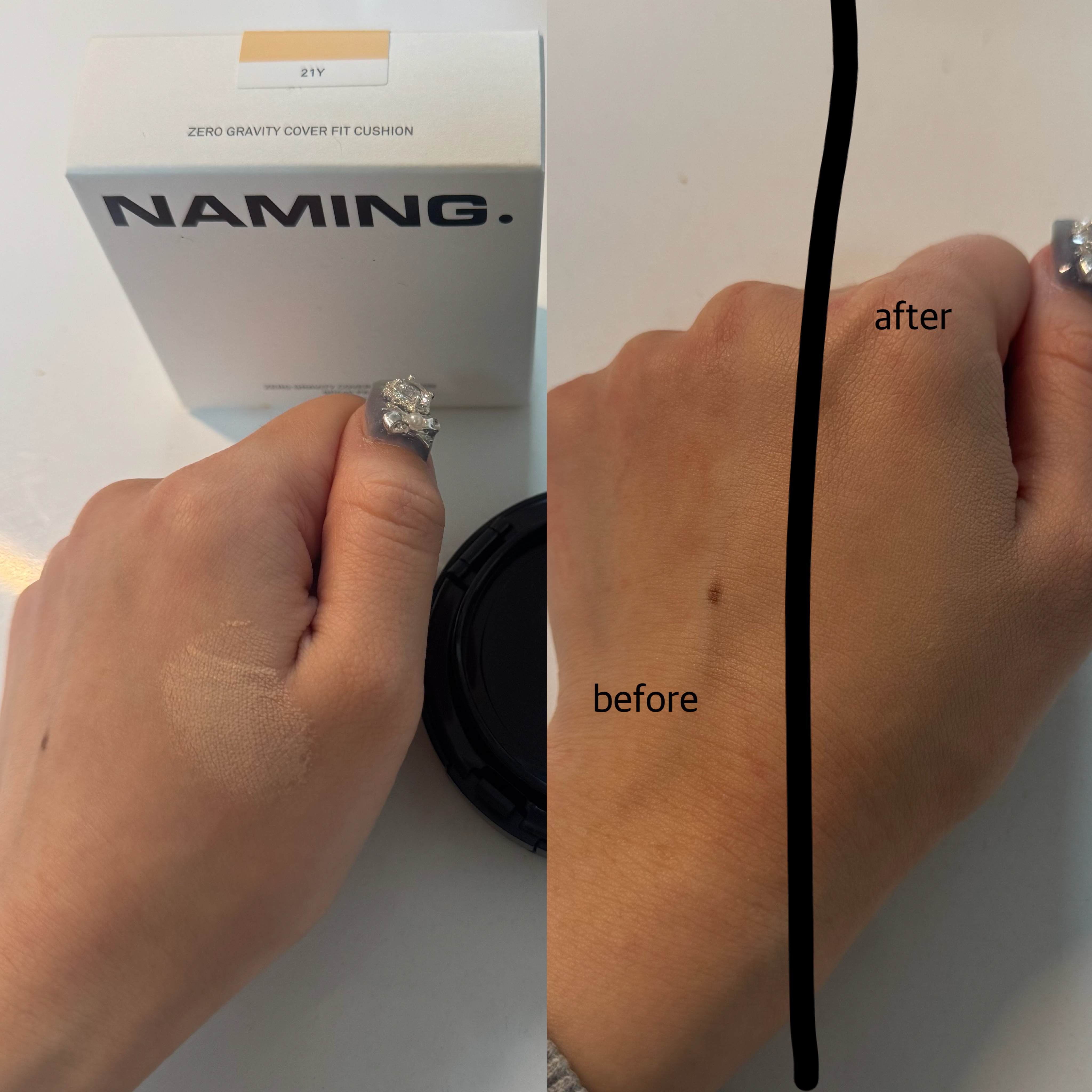 ネーミング フラッフィーパウダーブラッシュ/NAMING./パウダーチークを使ったクチコミ（3枚目）