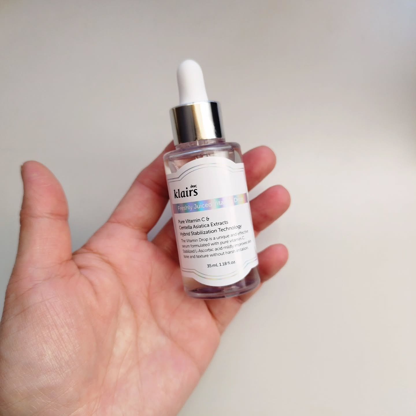 フレッシュリージュースドビタミンドロップ(35ml)/Klairs/美容液を使ったクチコミ（3枚目）