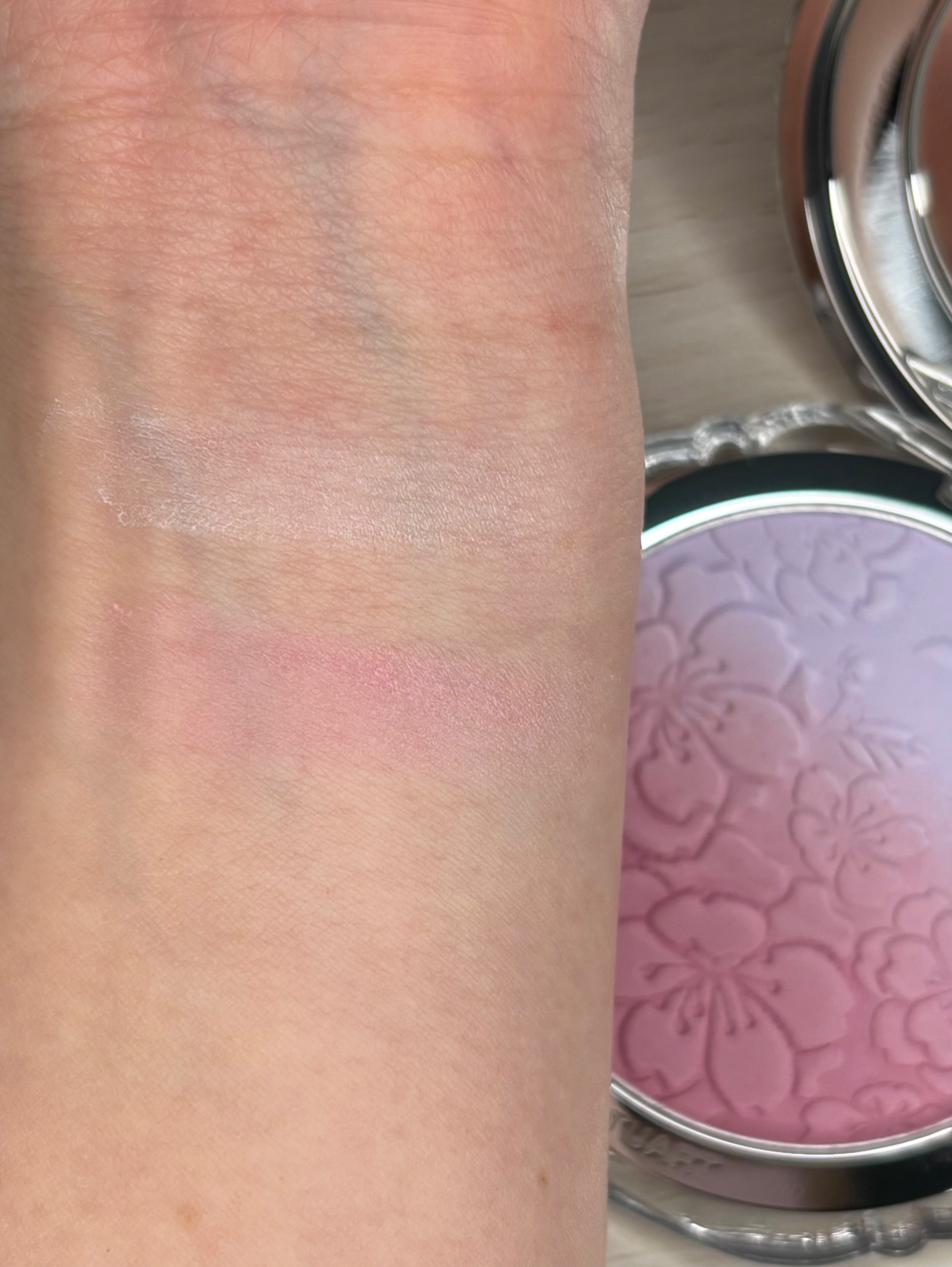 ジルスチュアート　パステルペタル ブラッシュ 103 sakura twilight＜サクラブーケ＞（限定色）/JILL STUART/パウダーチークを使ったクチコミ（2枚目）