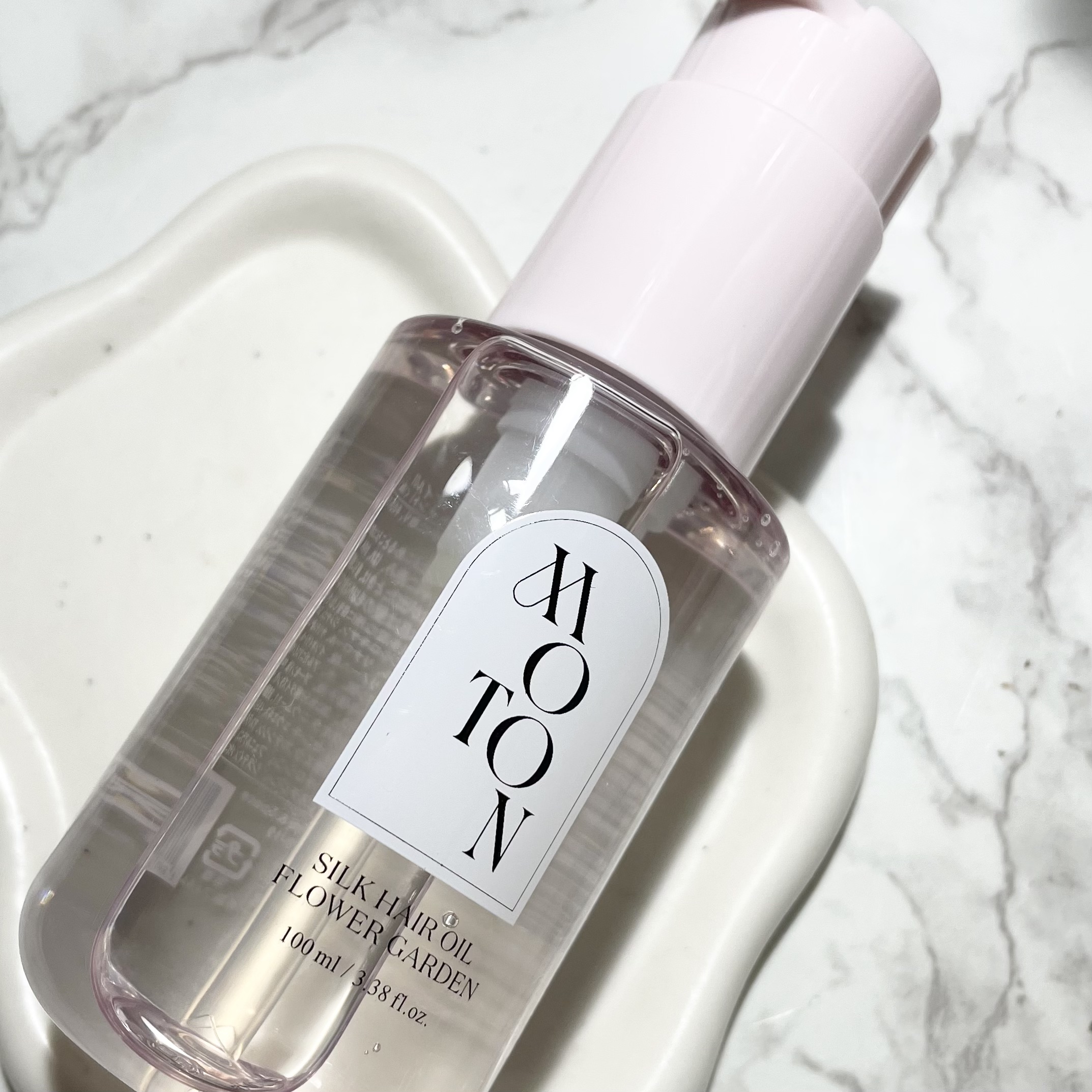 MOTON シルクヘアオイル フラワーガーデン/MOTON/ヘアオイルを使ったクチコミ（3枚目）