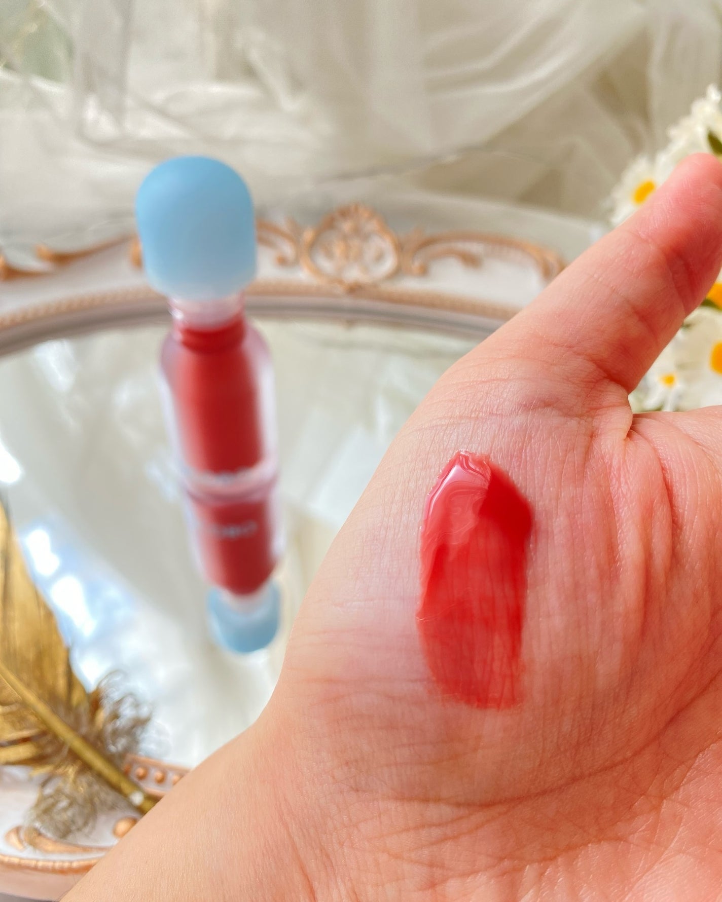 ジューシーベリープランピングリップオイル/TOCOBO/リップグロスを使ったクチコミ(3枚目)