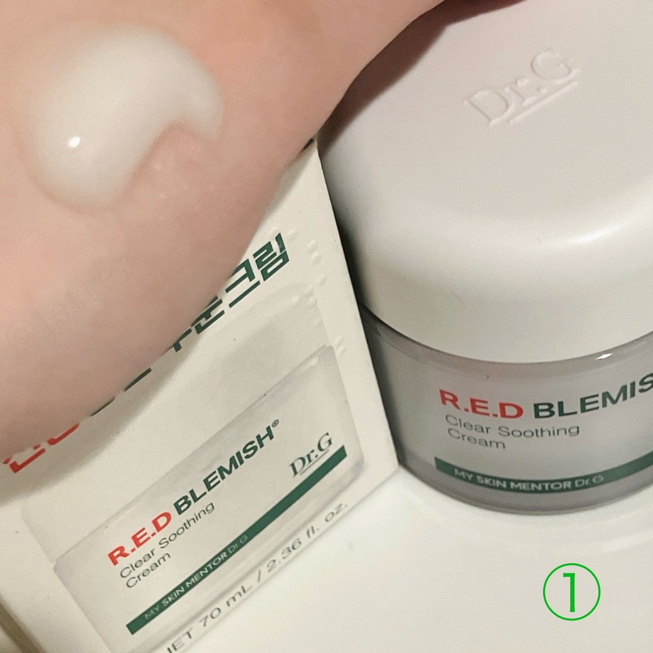 レッドブレミッシュ クリアスージングクリーム/Dr.G/フェイスクリームを使ったクチコミ(3枚目)