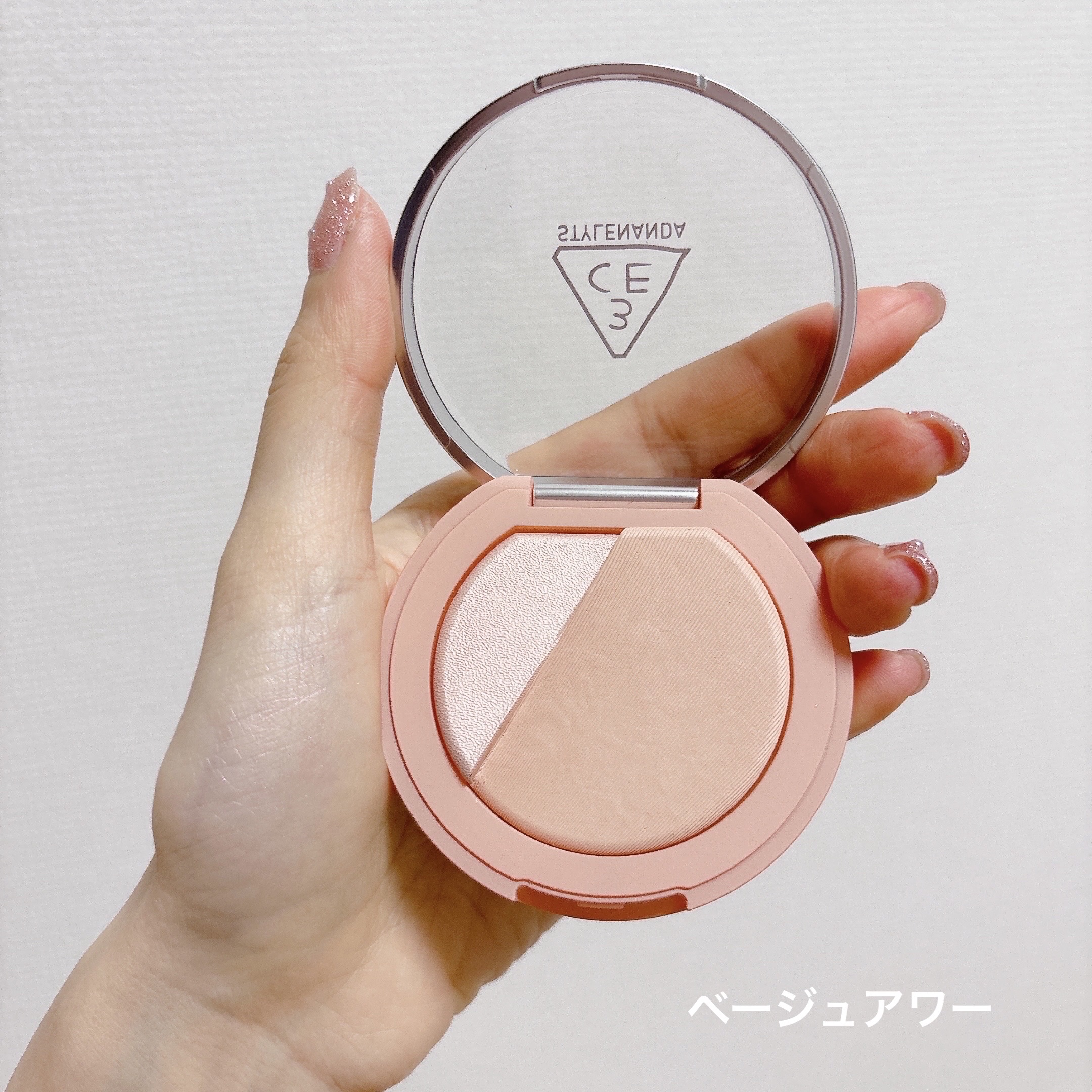 3CE ブラッシュライター/3CE/パウダーチークを使ったクチコミ（3枚目）