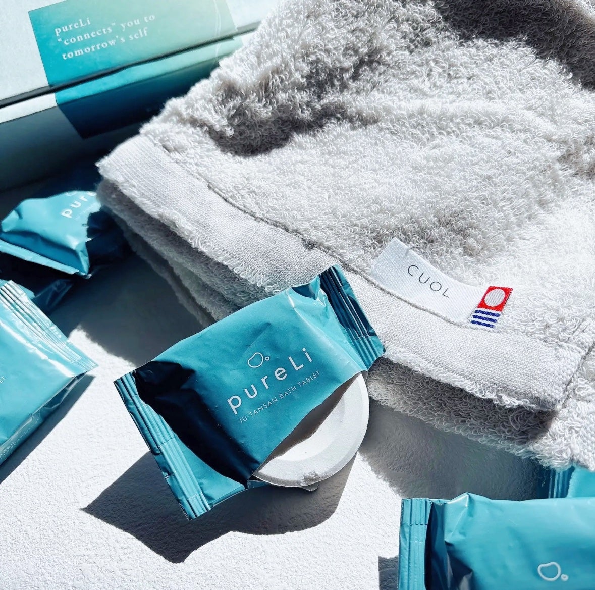 重炭酸バスタブレット/pureLi/炭酸系入浴剤を使ったクチコミ(3枚目)