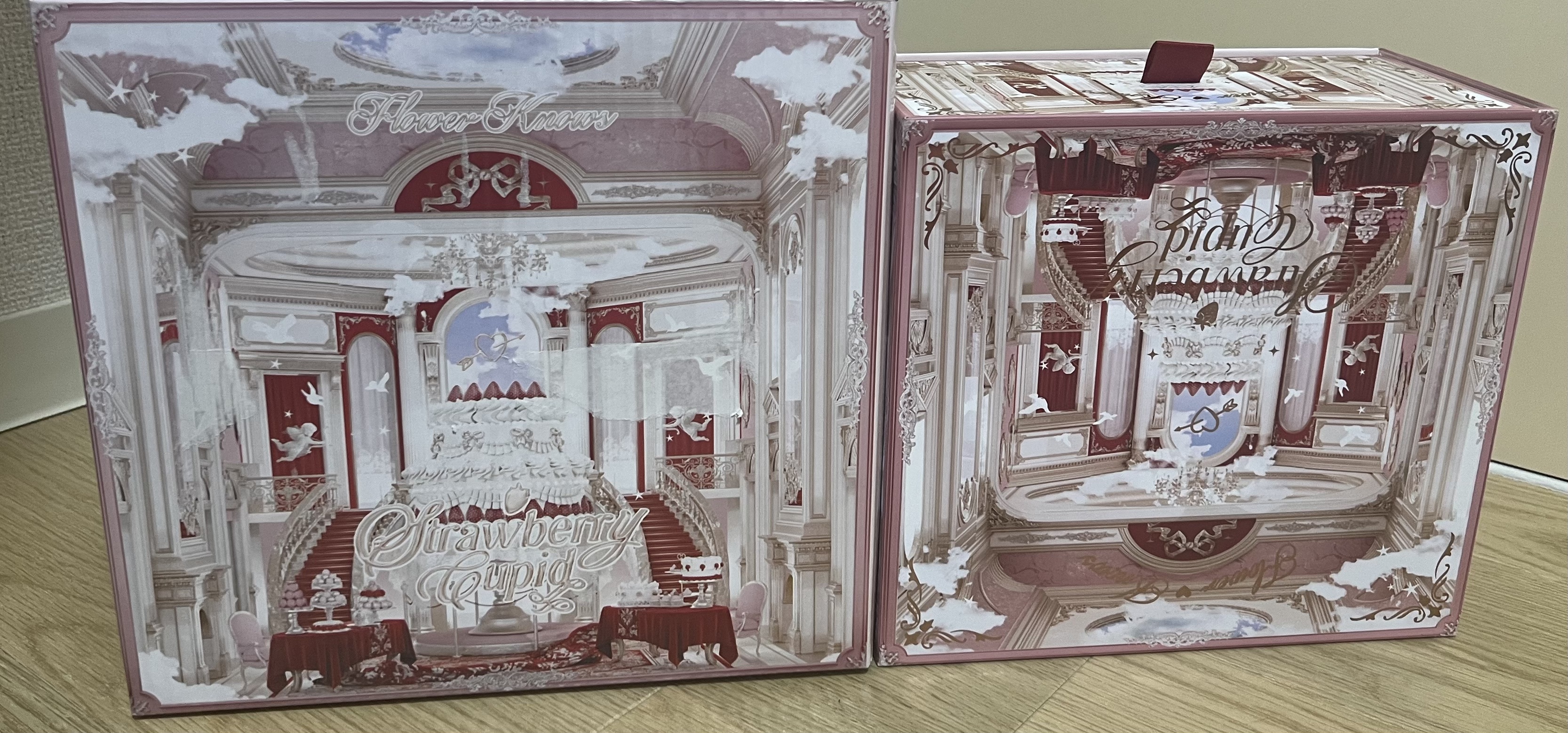 ストロベリーキューピッドコレクション プレストパウダー/FlowerKnows/プレストパウダーを使ったクチコミ（1枚目）