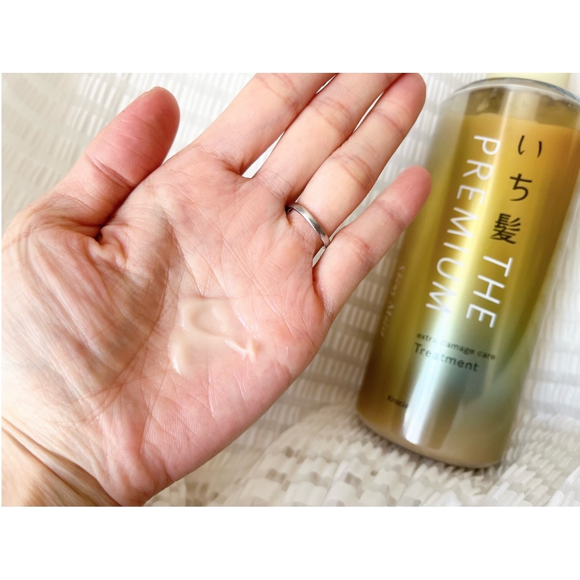 THE PREMIUM エクストラダメージケアシャンプー／トリートメント（シャイニーモイスト）/いち髪/市販シャンプーを使ったクチコミ（3枚目）