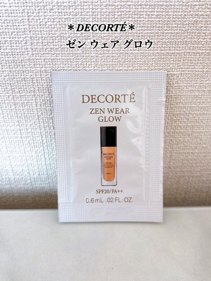 ゼン ウェア グロウ/DECORTÉ/リキッドファンデーションを使ったクチコミ(1枚目)