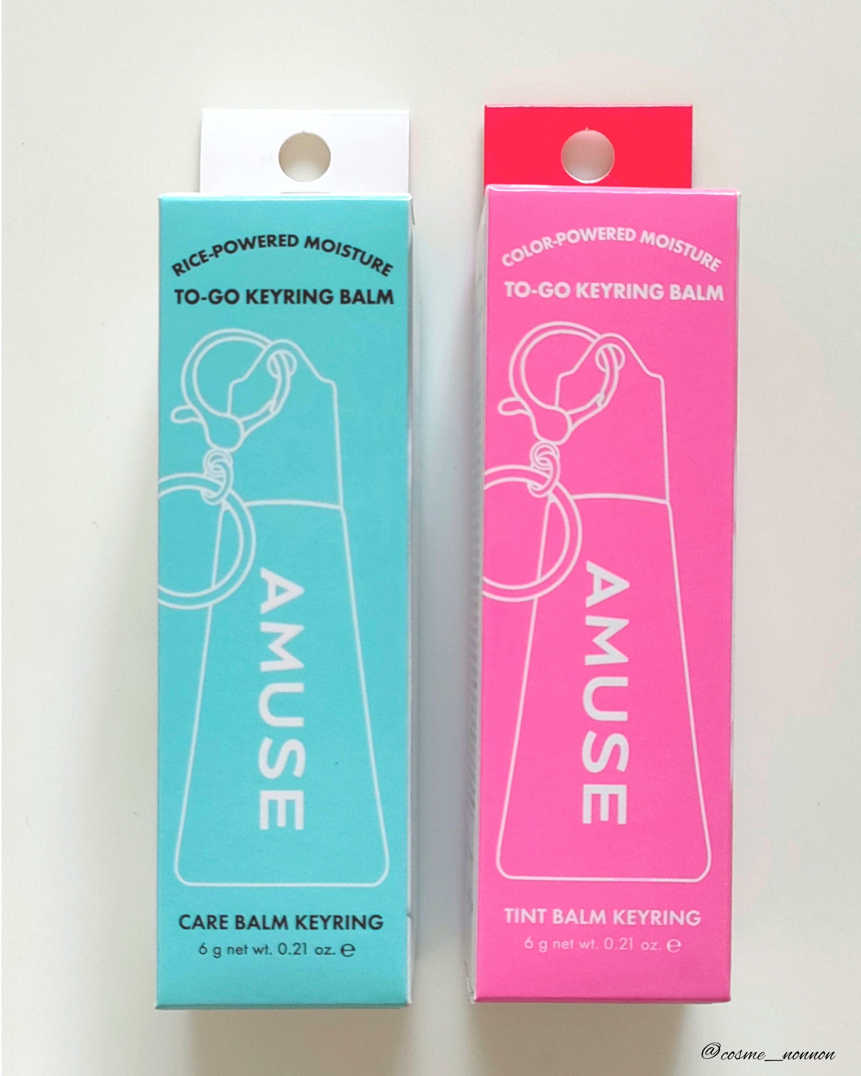 ケア/ティントバームキーリング/AMUSE/リップグロスを使ったクチコミ（2枚目）