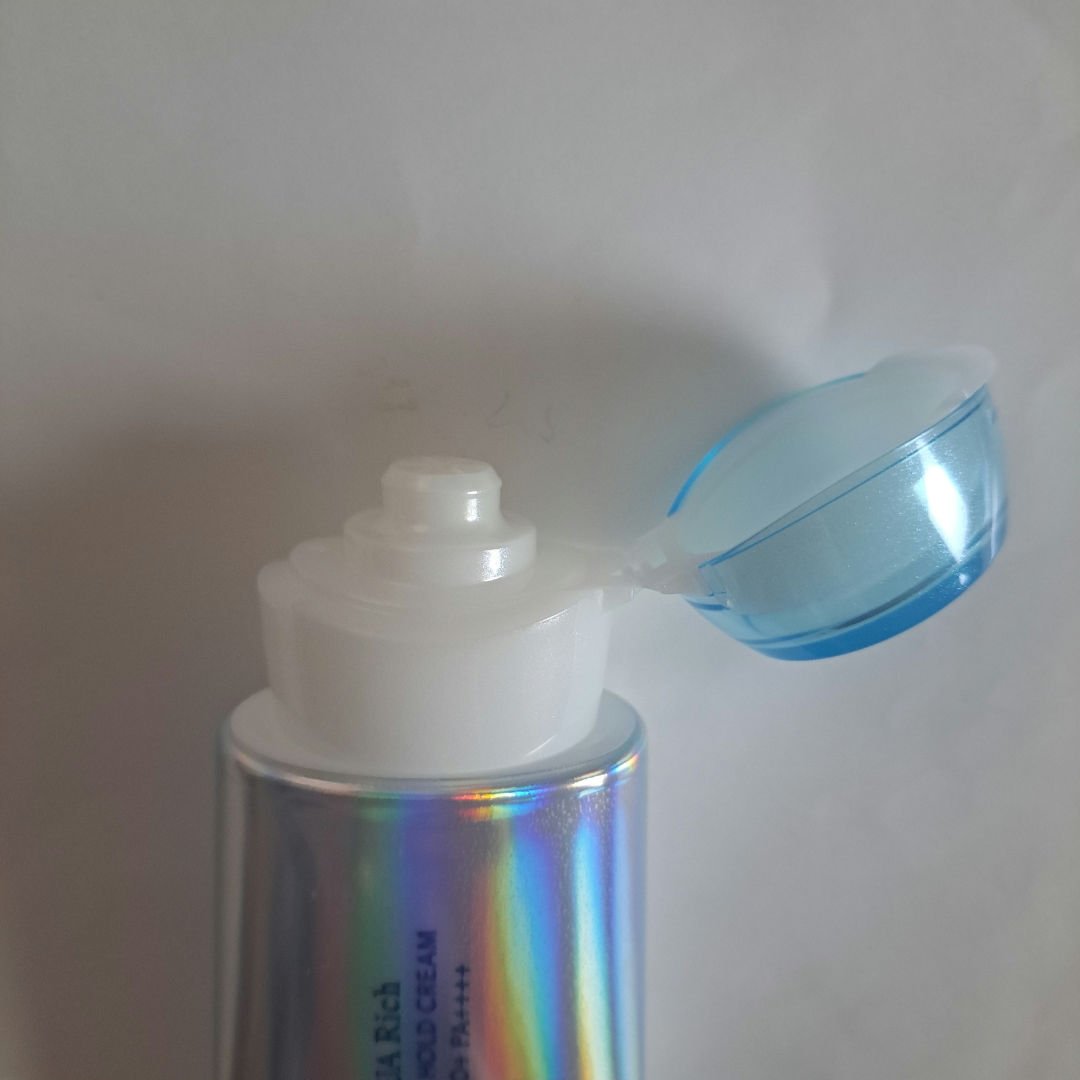 アクアリッチ エアリーホールドクリーム（呼吸感ベールUV）/ビオレ/日焼け止めクリームを使ったクチコミ（3枚目）