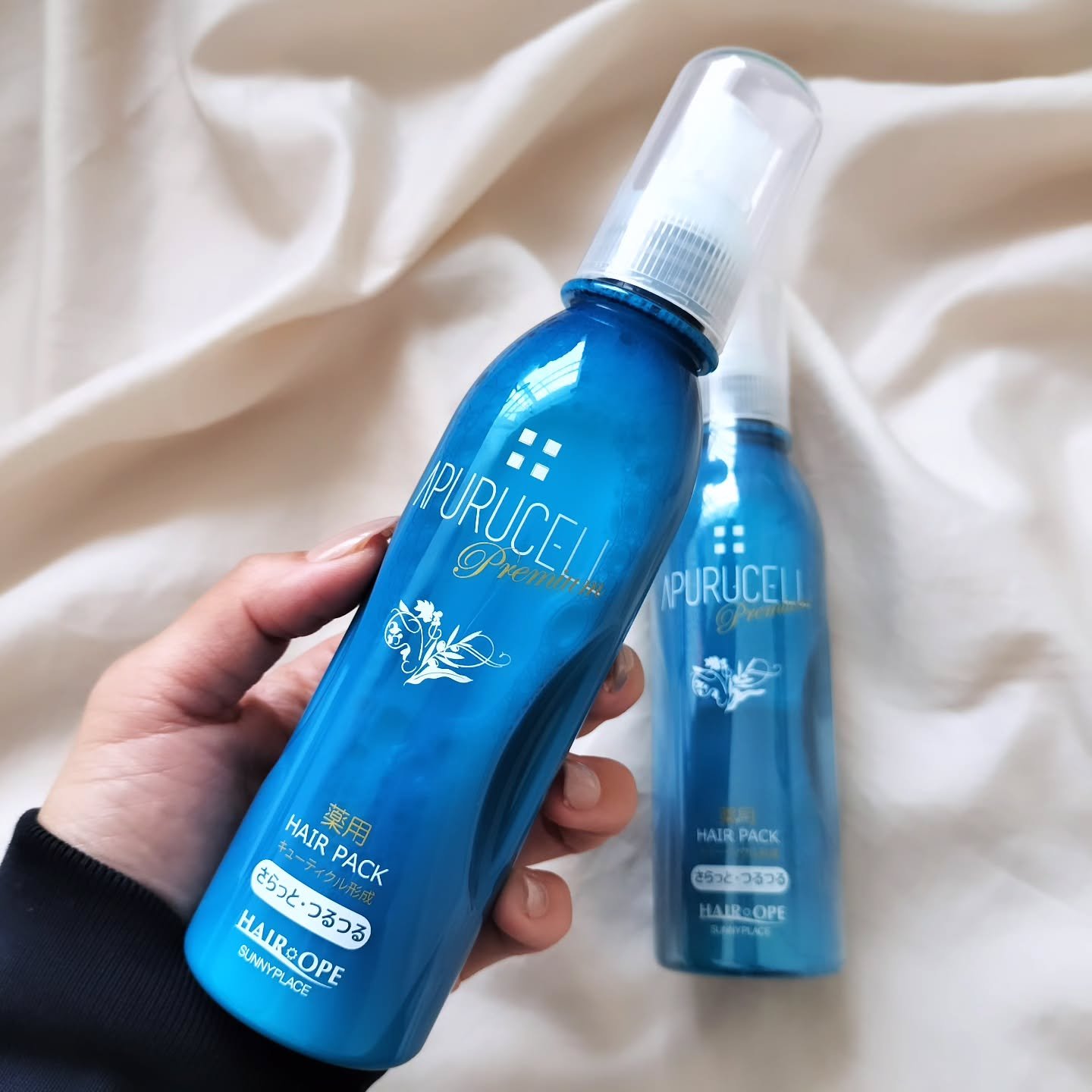 アプルセル プレミアム 薬用 CH ヘアパック さらっと・つるつる/サニープレイス/アウトバストリートメントを使ったクチコミ（2枚目）