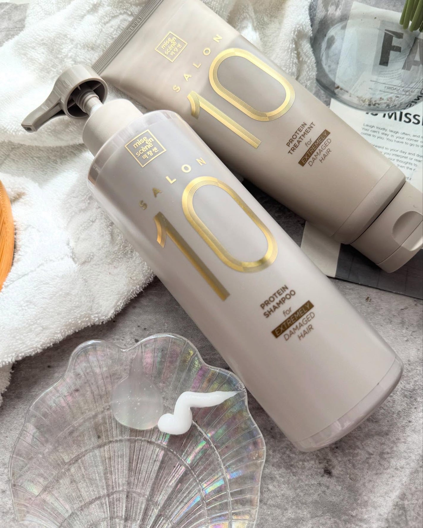 ミジャンセン サロン10 シャンプー/トリートメント ダメージヘア用/miseenscene/シャンプー・コンディショナーを使ったクチコミ(3枚目)