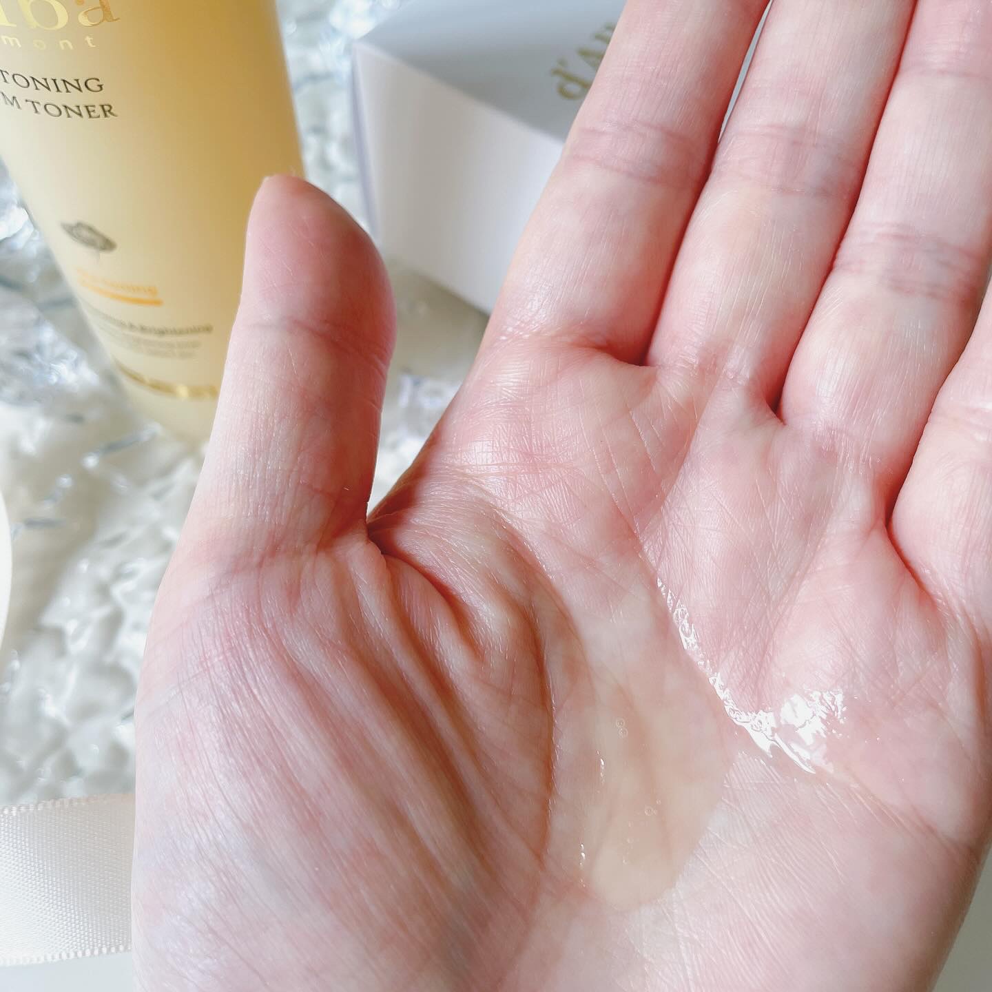 ビタトーニングセラムトナー/ダルバ/化粧水を使ったクチコミ（3枚目）