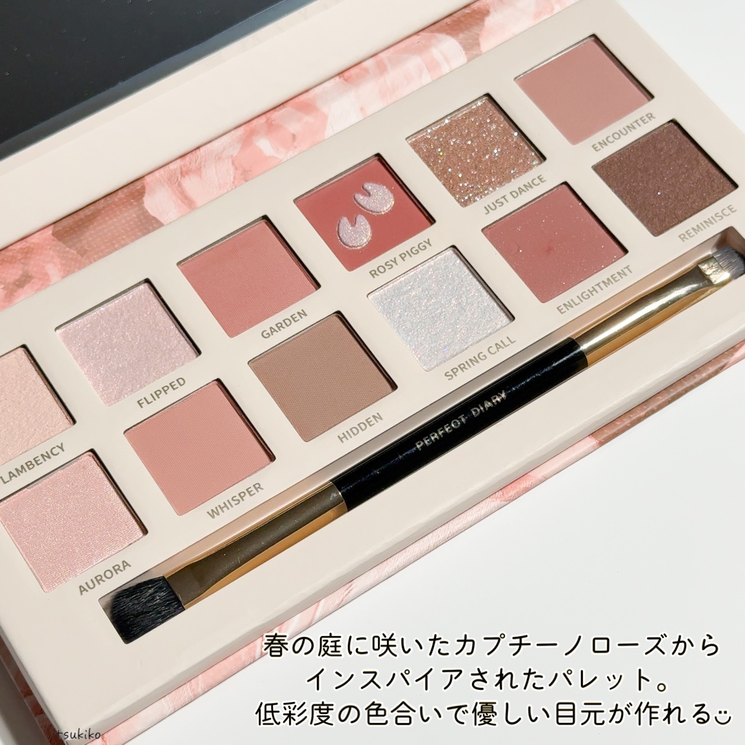 エクスプローラ12色 動物アイシャドウパレット/PERFECT DIARY/アイシャドウパレットを使ったクチコミ（3枚目）