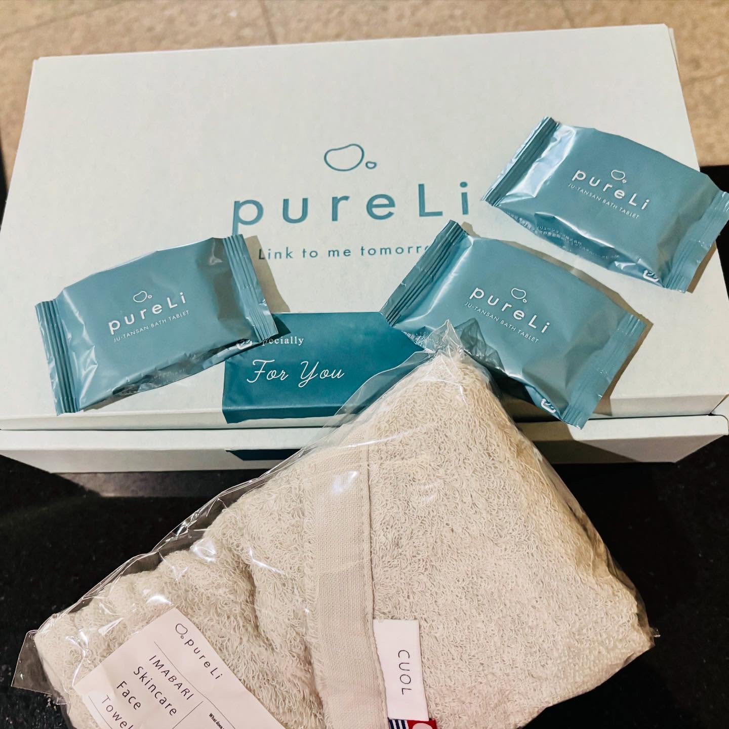 重炭酸バスタブレット/pureLi/炭酸系入浴剤を使ったクチコミ（2枚目）