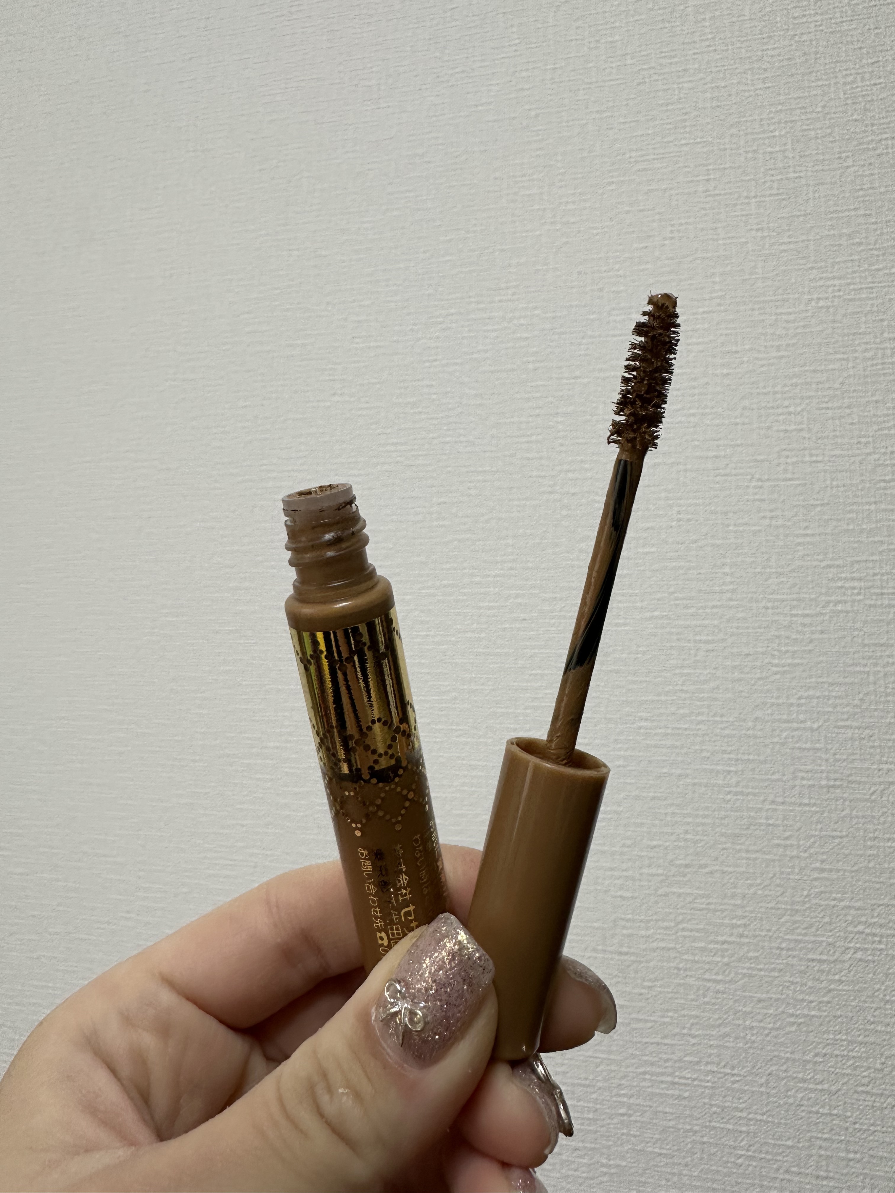 アイブロウマスカラ 01　ナチュラルブラウン/CEZANNE/眉マスカラを使ったクチコミ（2枚目）