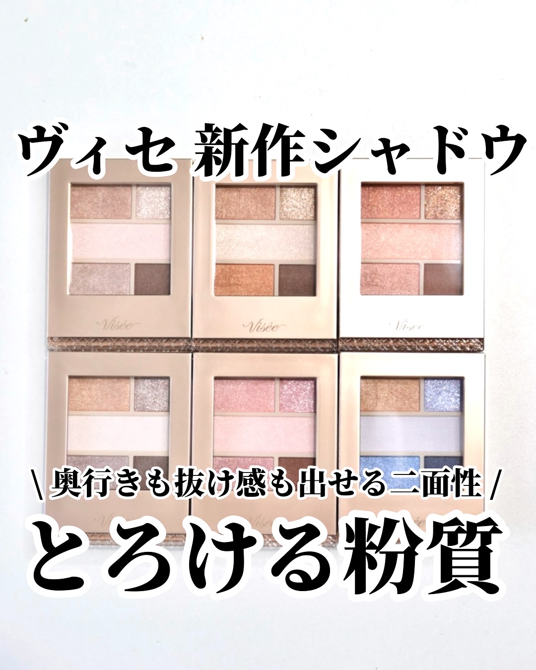 ダブル ムード アイズ/Visée/アイシャドウパレットを使ったクチコミ（1枚目）