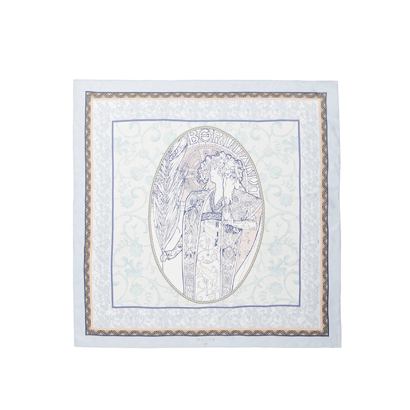 シルクスカーフ ジスモンダ BLU