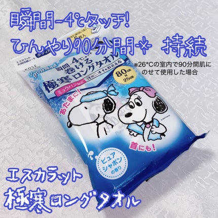 エスカラット 極寒ロングタオル/エスカラット/ボディシートを使ったクチコミ(1枚目)