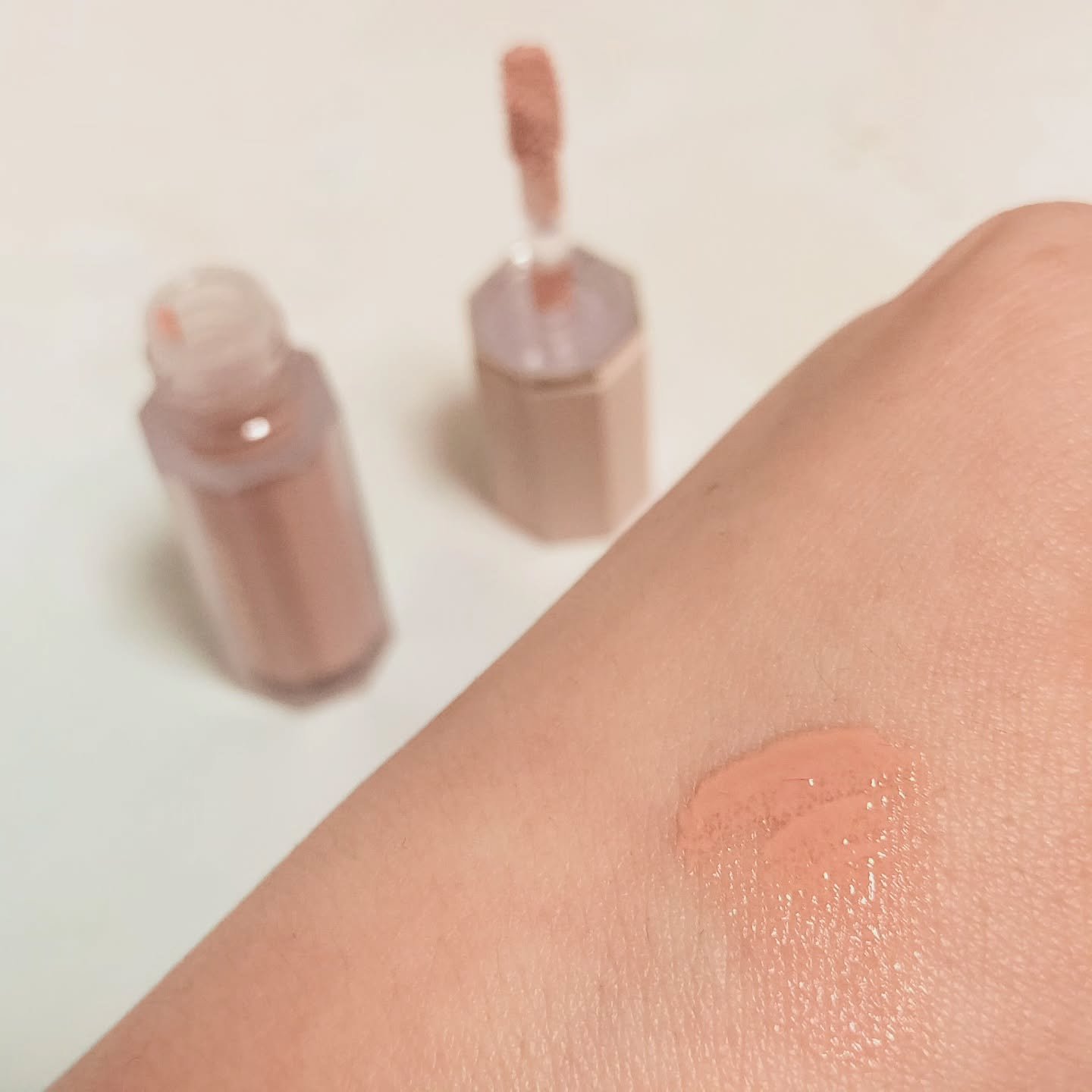 ペタルドロップリキッドブラッシャー/DEAR DAHLIA/リキッドチークを使ったクチコミ（2枚目）