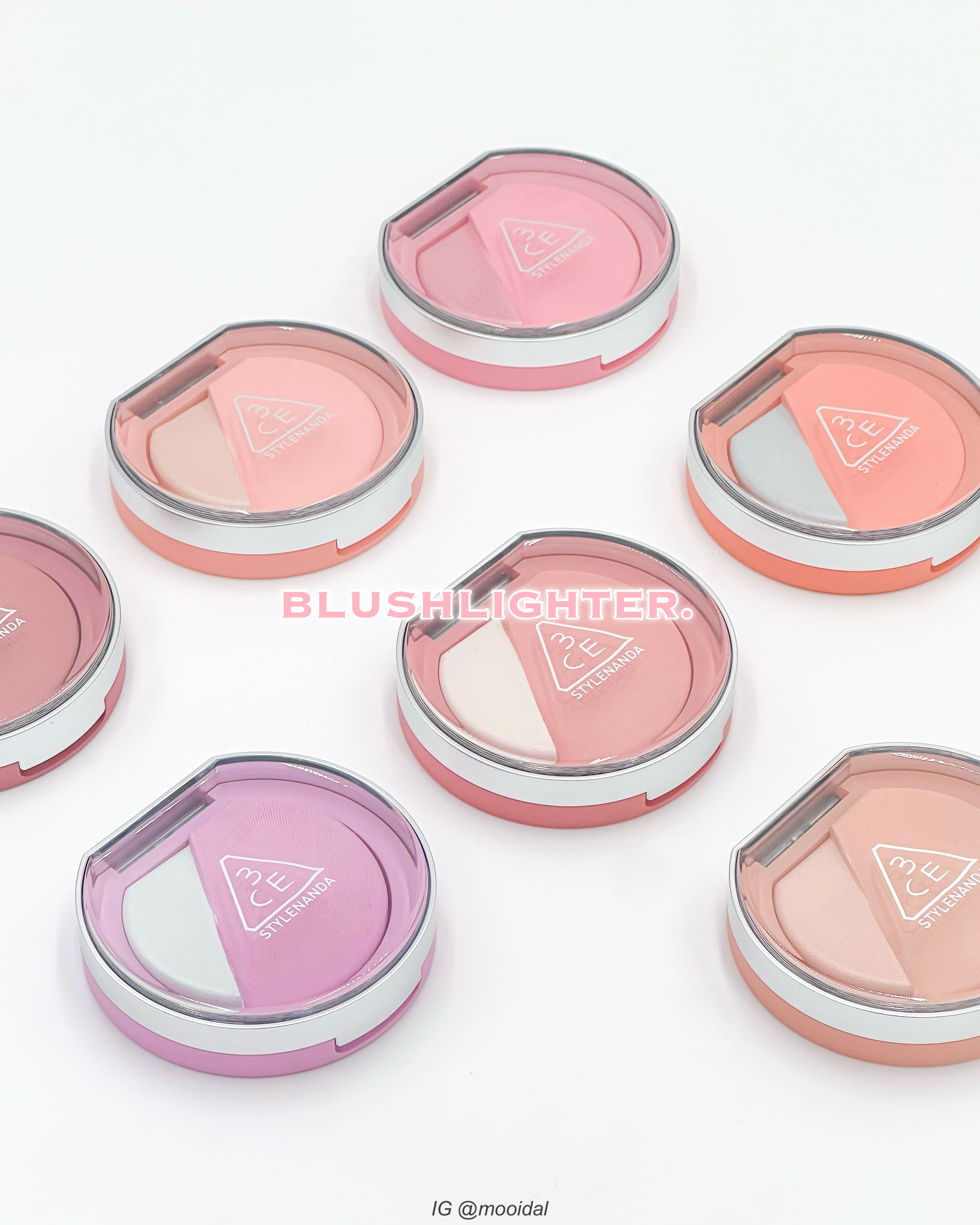 3CE ブラッシュライター/3CE/パウダーチークを使ったクチコミ（2枚目）