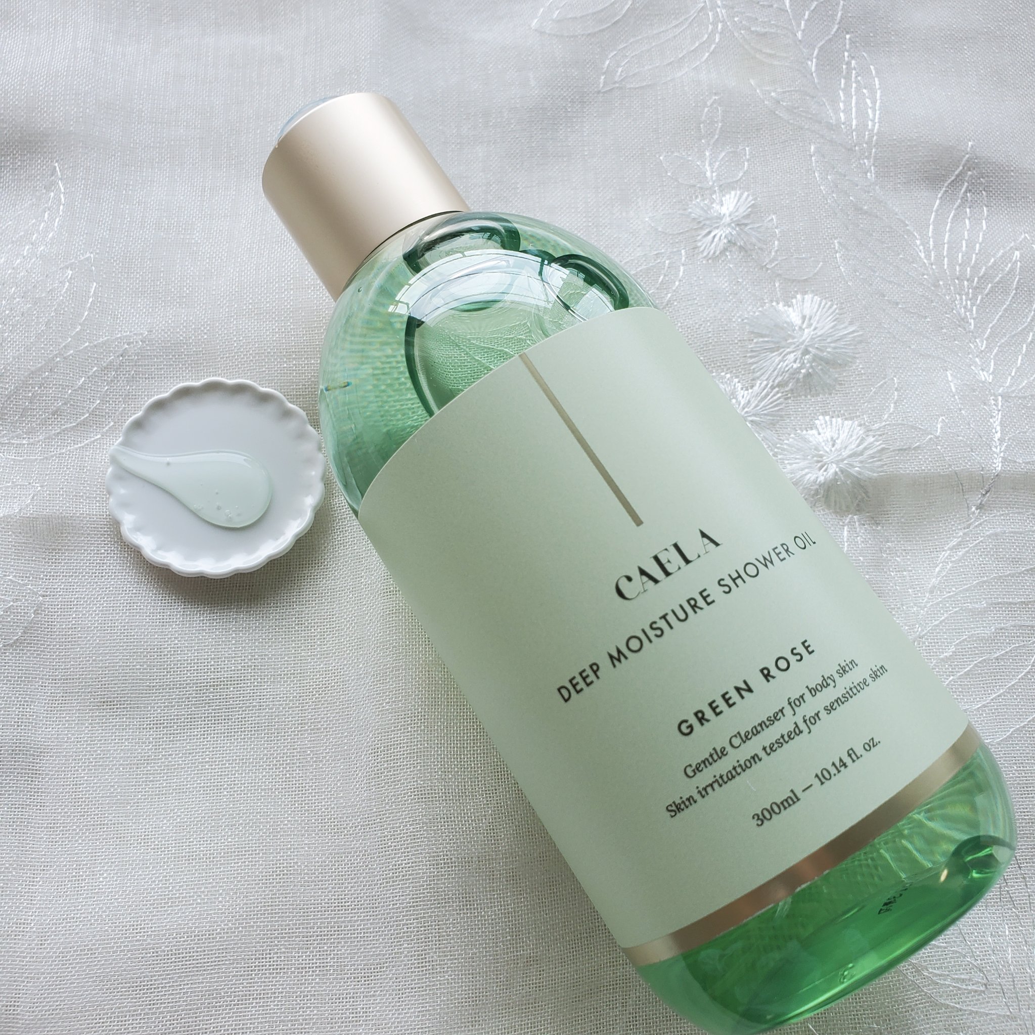 ディープ モイスチャー シャワー オイル グリーン ローズ/CAELA/ボディソープを使ったクチコミ（2枚目）