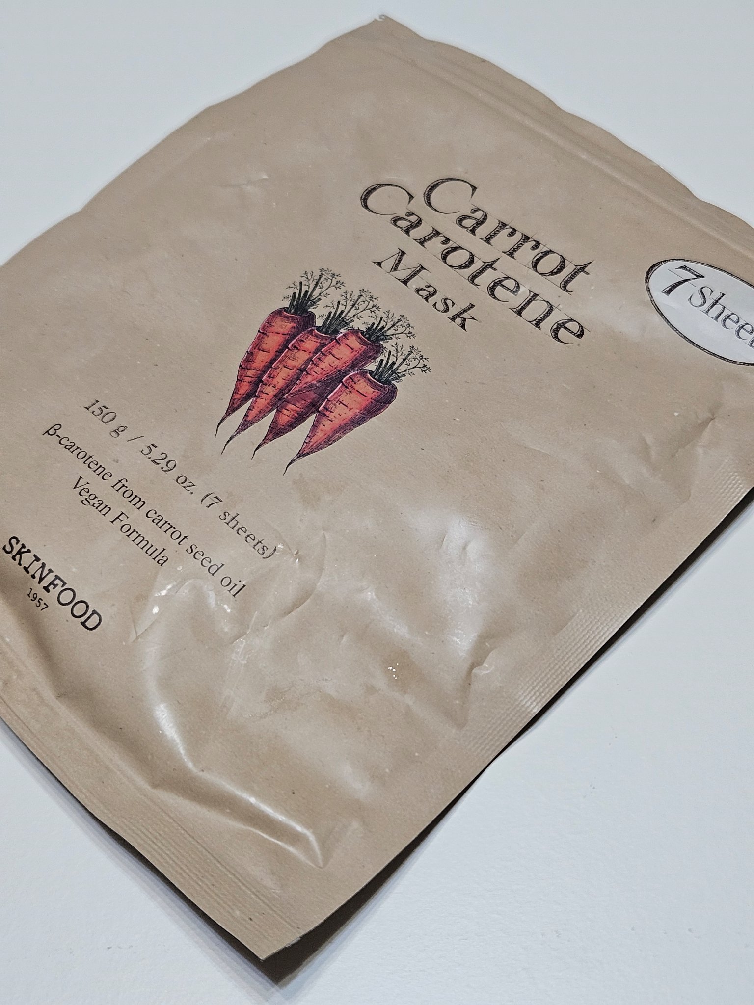 キャロットカロテン マスク/SKINFOOD/シートマスク・パックを使ったクチコミ（2枚目）
