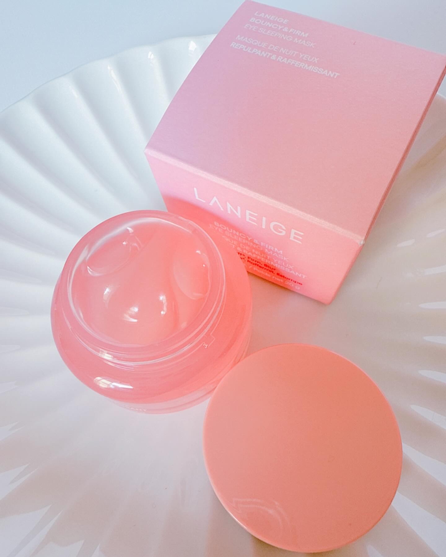 バウンシーアイスリーピングマスク/LANEIGE/アイケア・アイクリームを使ったクチコミ（2枚目）