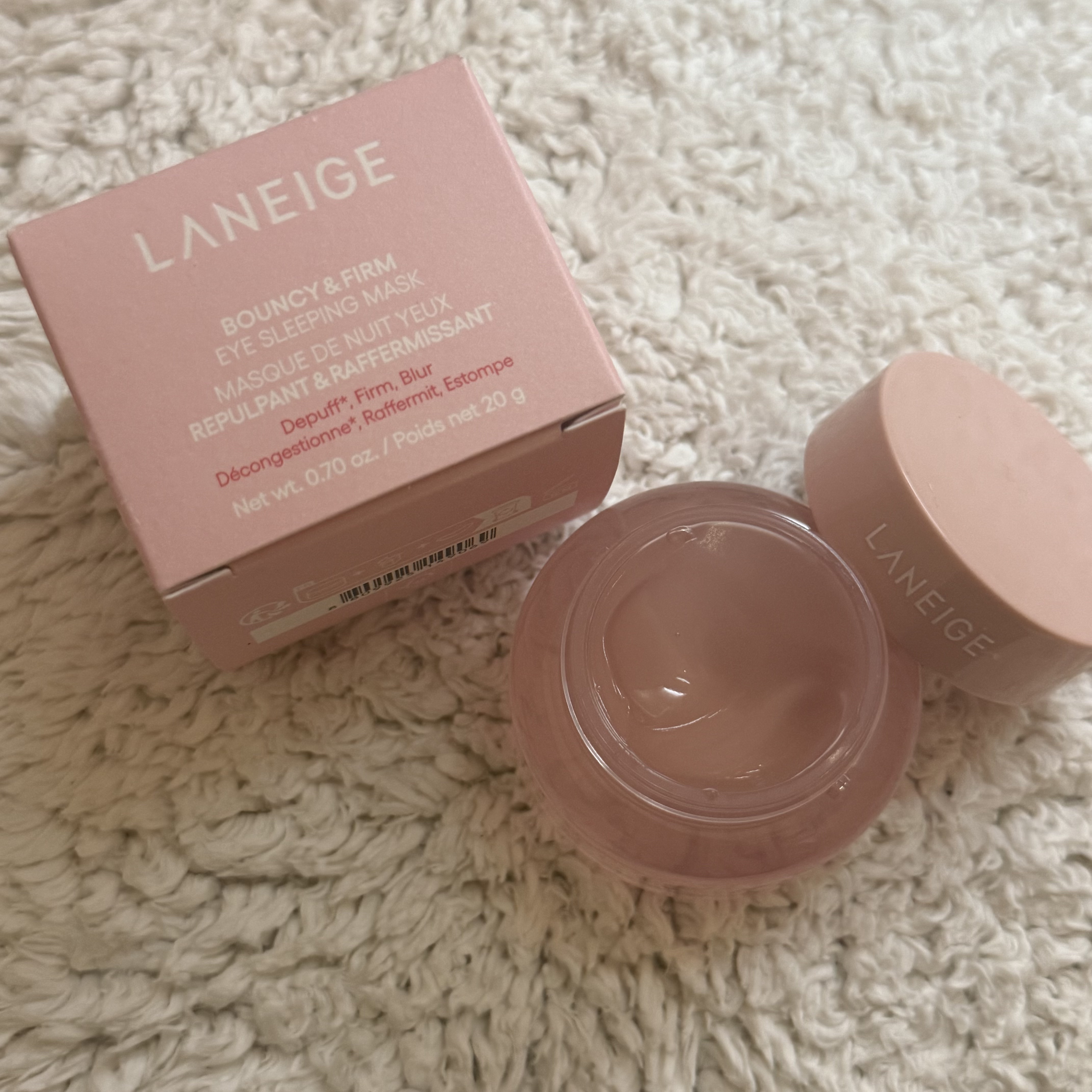バウンシーアイスリーピングマスク/LANEIGE/アイケア・アイクリームを使ったクチコミ（2枚目）