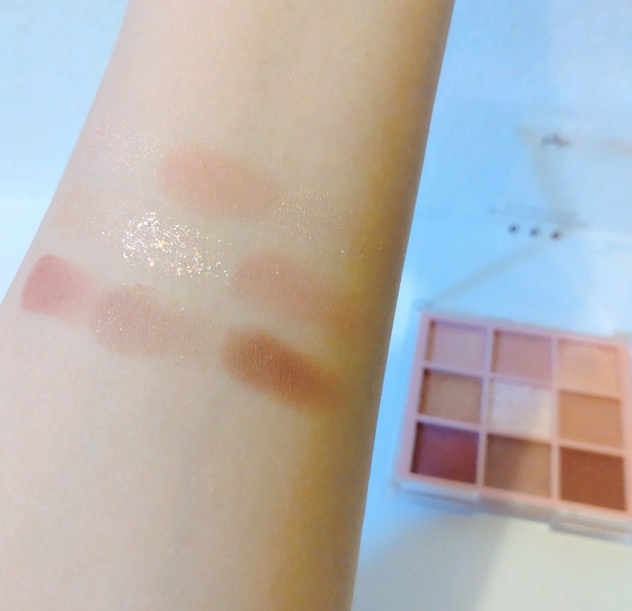 KEYBO FALL IN LOVE SHADOW PALETTE/keybo/アイシャドウパレットを使ったクチコミ(4枚目)