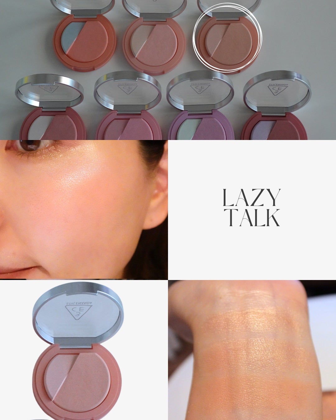 3CE ブラッシュライター/3CE/パウダーチークを使ったクチコミ(8枚目)